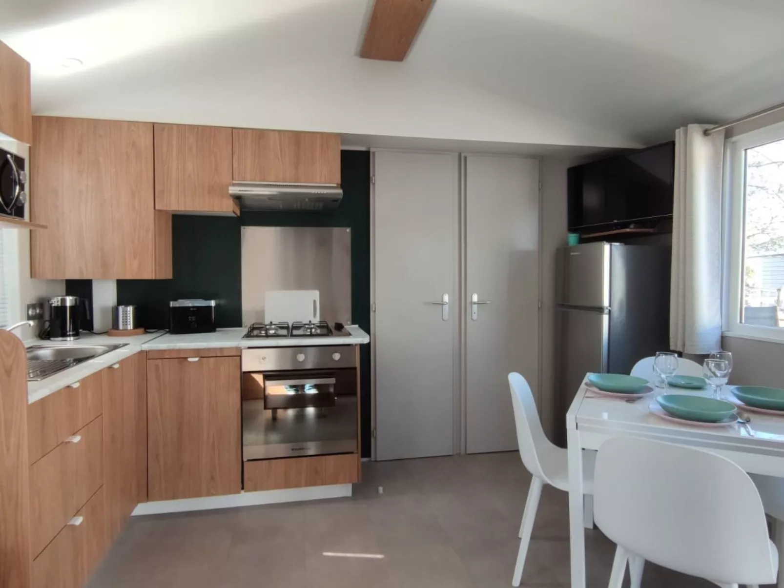 Mobilheim Herz Lauwersoog - Chalet Pampusplaat 03-Binnen