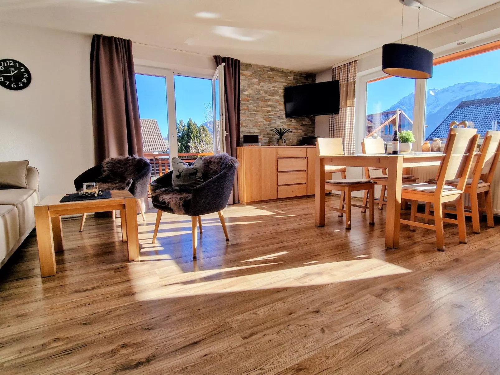 Wohnung mit Bergblick in Pfronten Mitte für 4 Pers-Binnen