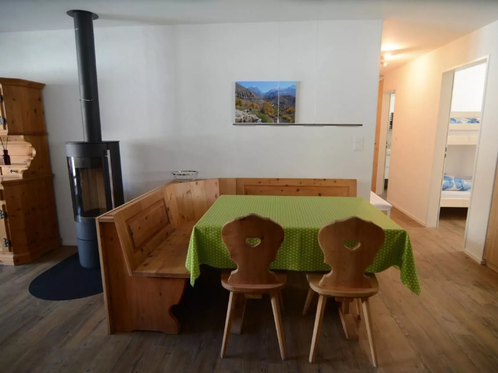 Chesa Brünella, Wohnung Belvair-Binnen