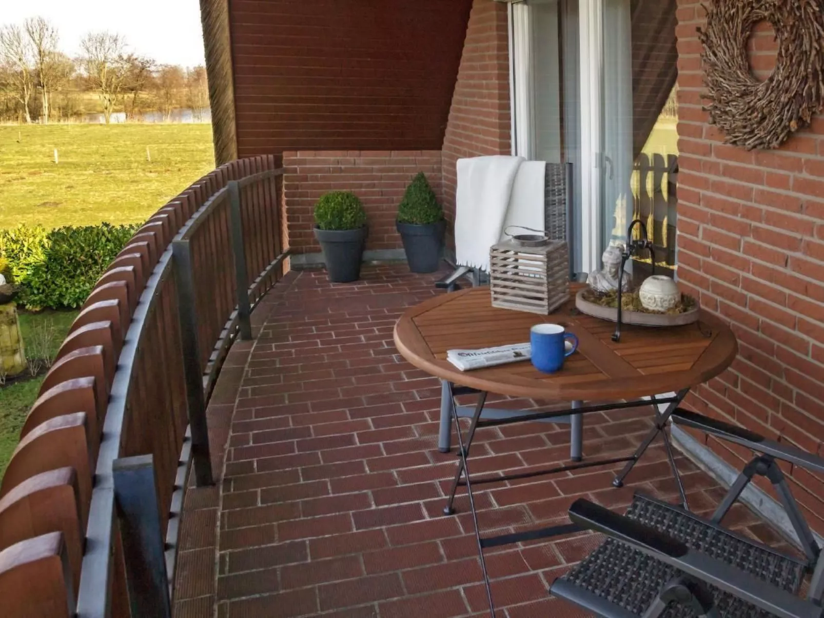 In Blandorf-Wichte mit Großem Balkon-Buiten