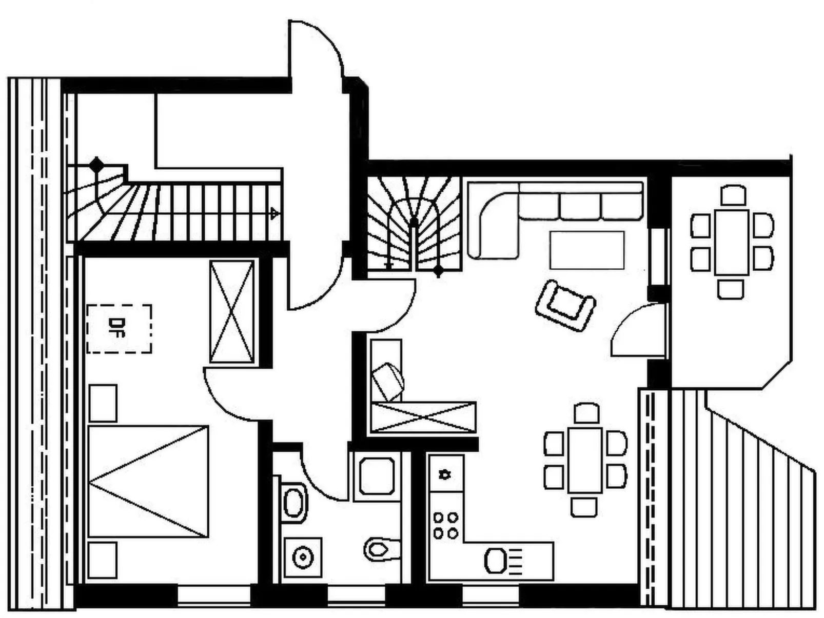 Moderne Wohnung in Karlshagen mit Grill und Garten-Binnen
