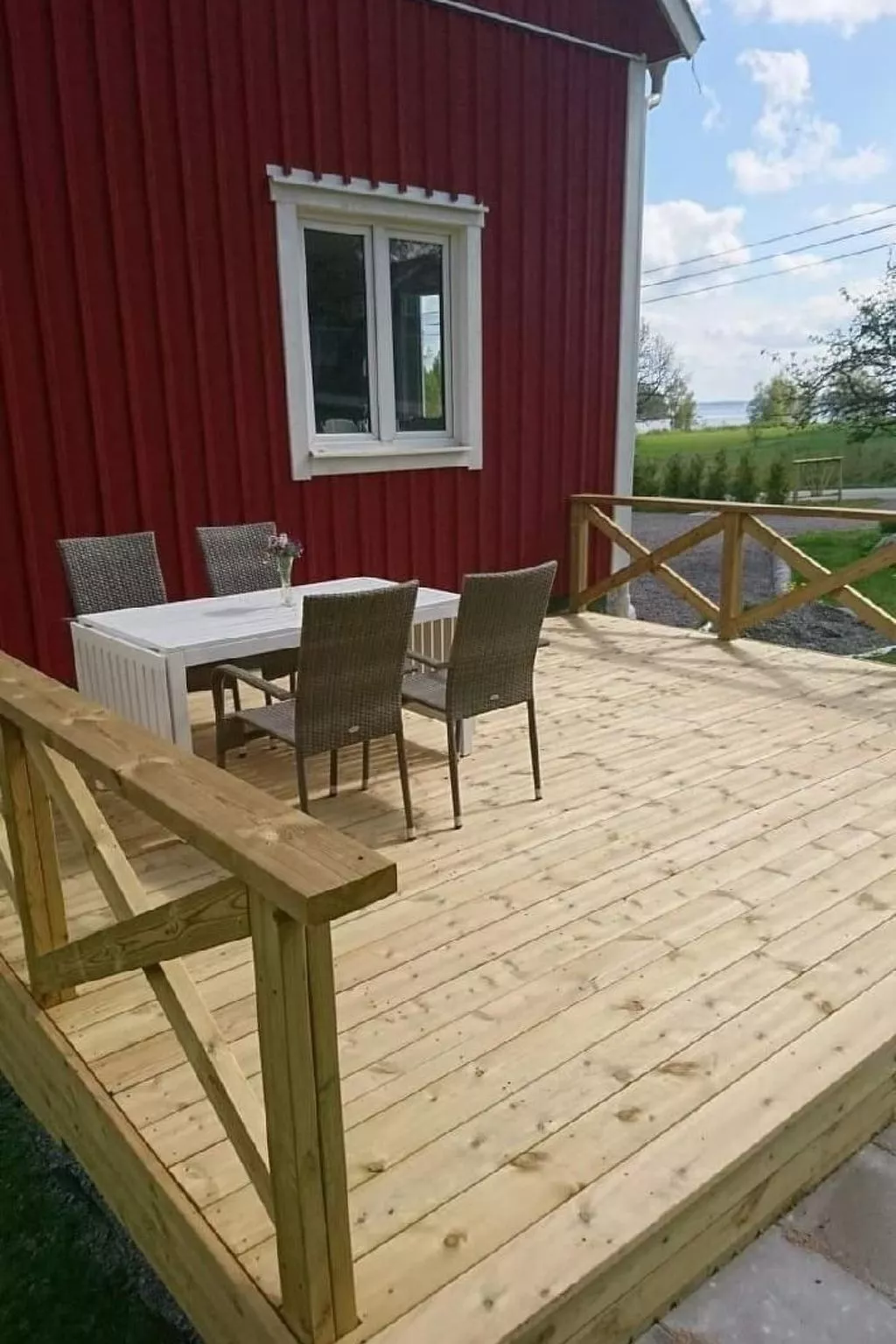 Mit Wasserblick-Binnen