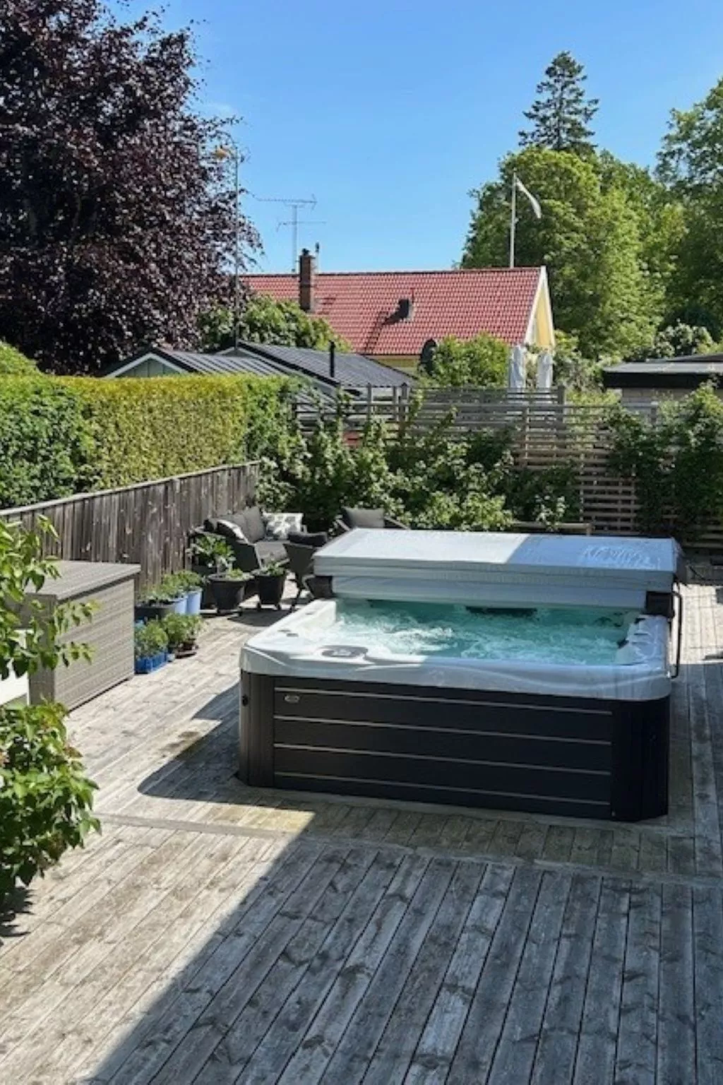 "Villa in Trosa" mit Whirlpool-Buiten
