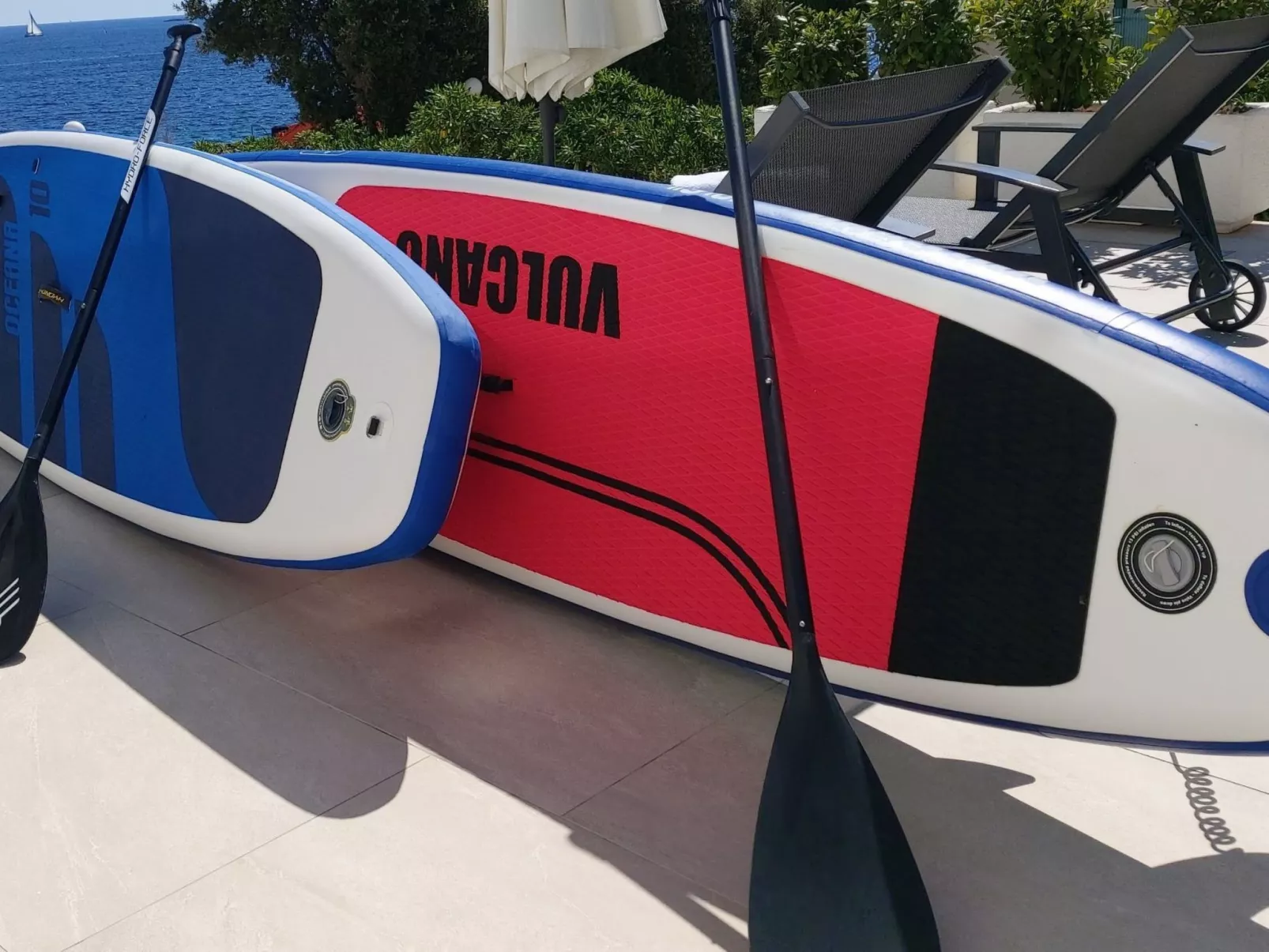 Luxuriöse Villa Dolce Vita direkt am Meer mit privatem Pool und Parkplatz-Binnen