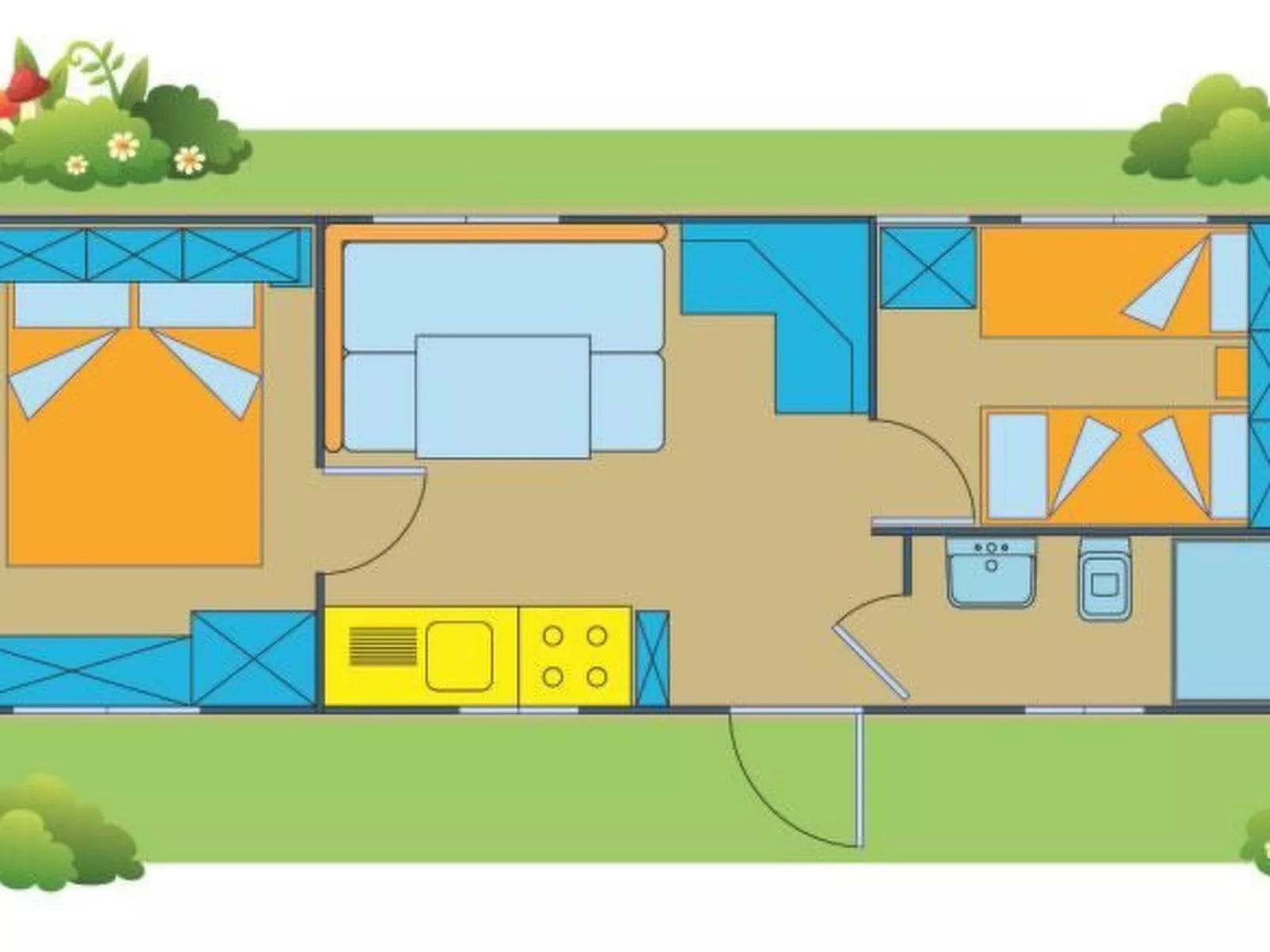 Wohnung in Banjole mit Möblierter Terrasse-Binnen