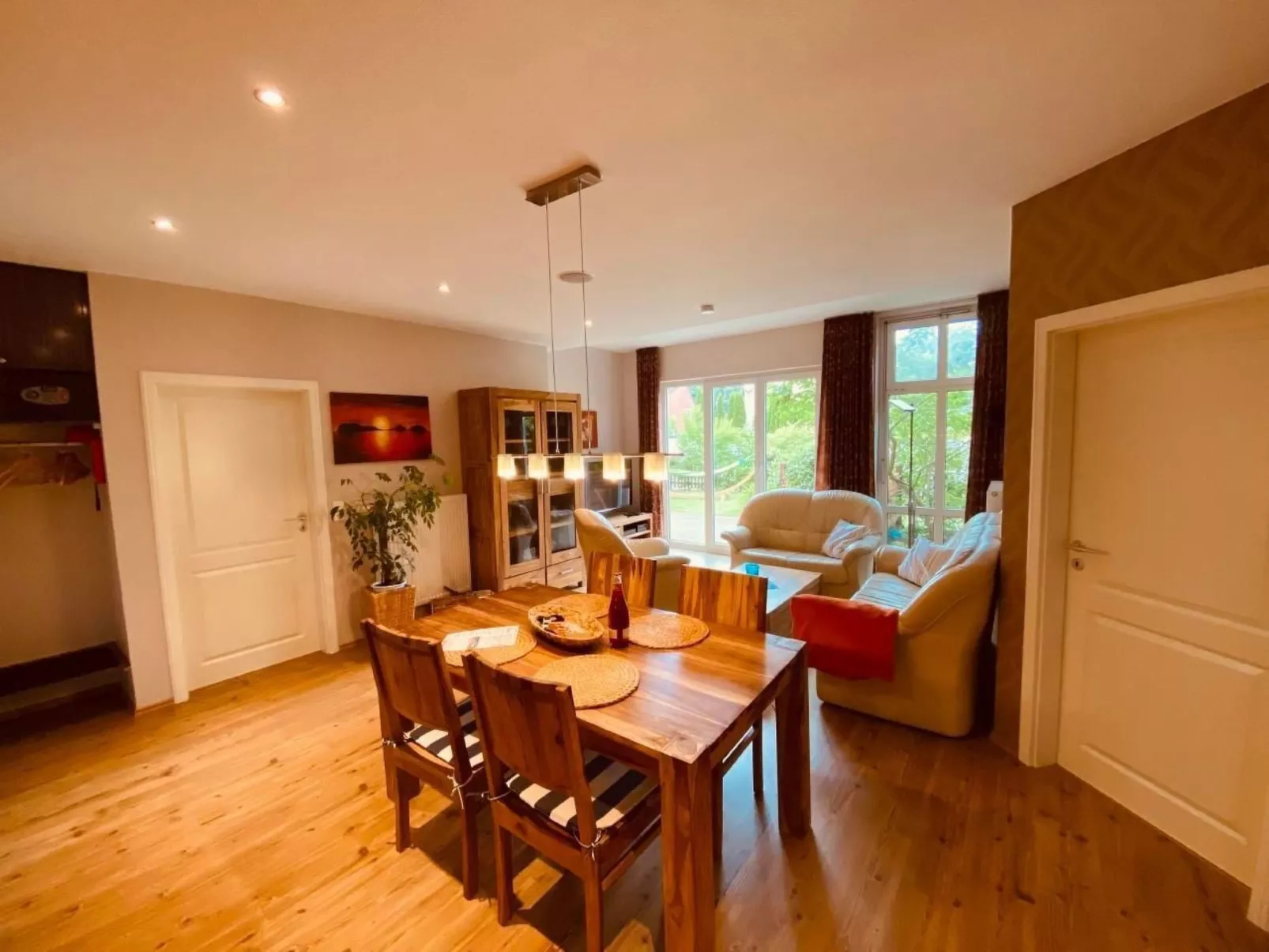 Wohnung in Wulfen mit Garten, Grill und Terrasse-Binnen