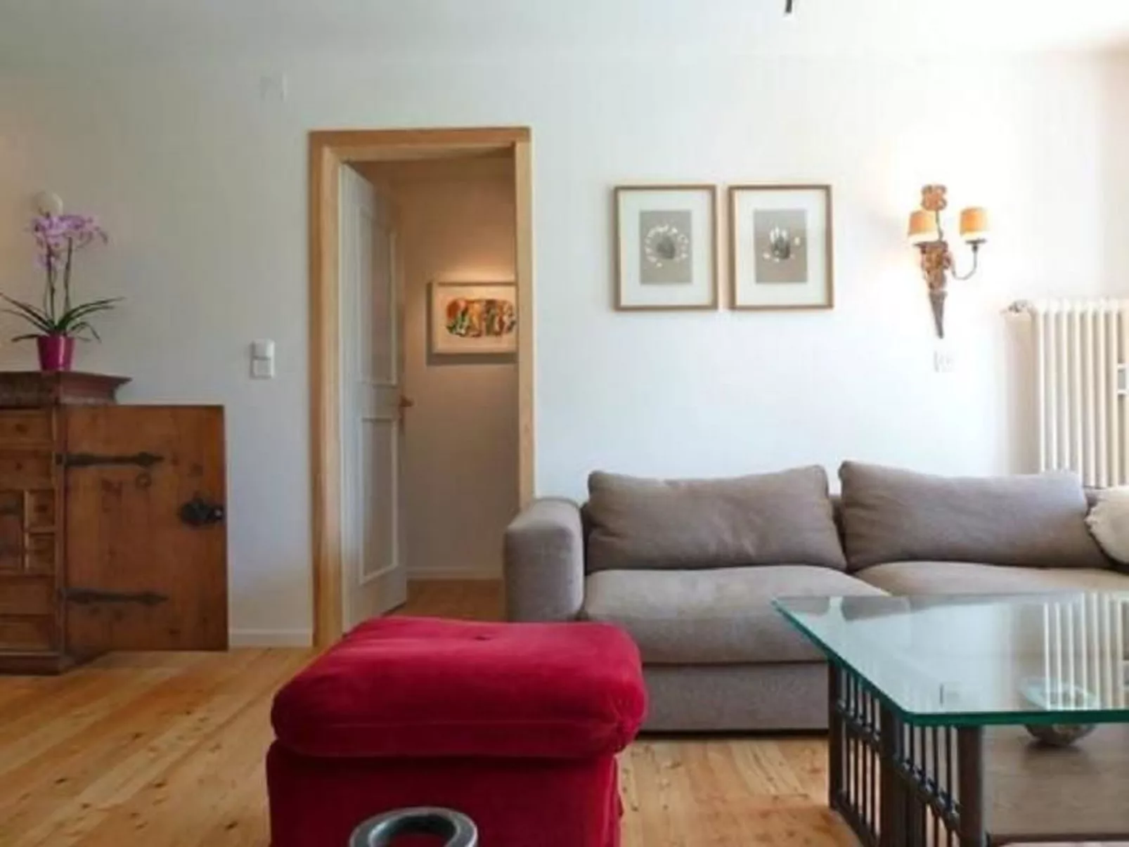 Chesa Cagiuma, Gartenwohnung-Binnen