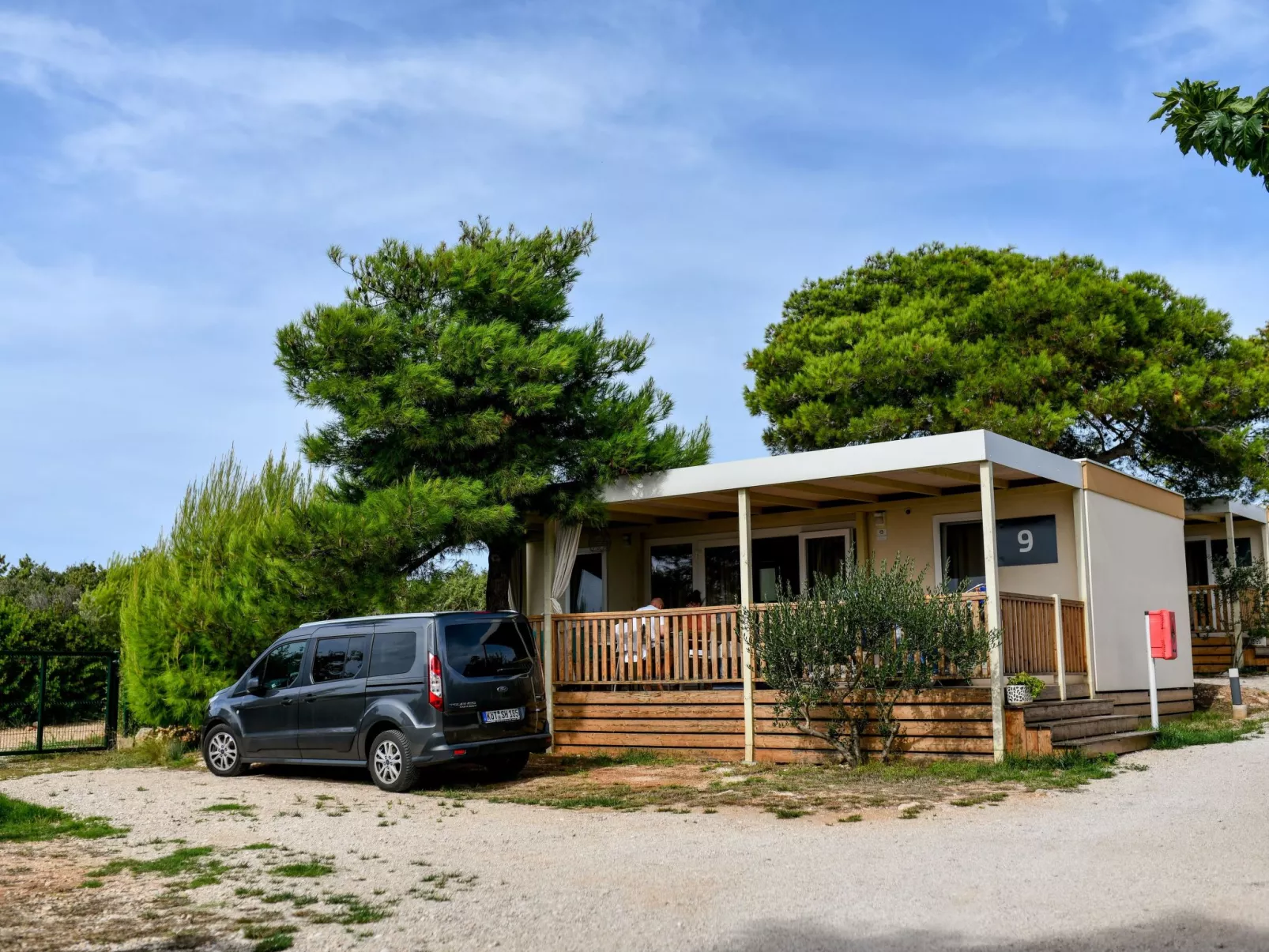 Mobilheim direkt am Strand-Binnen