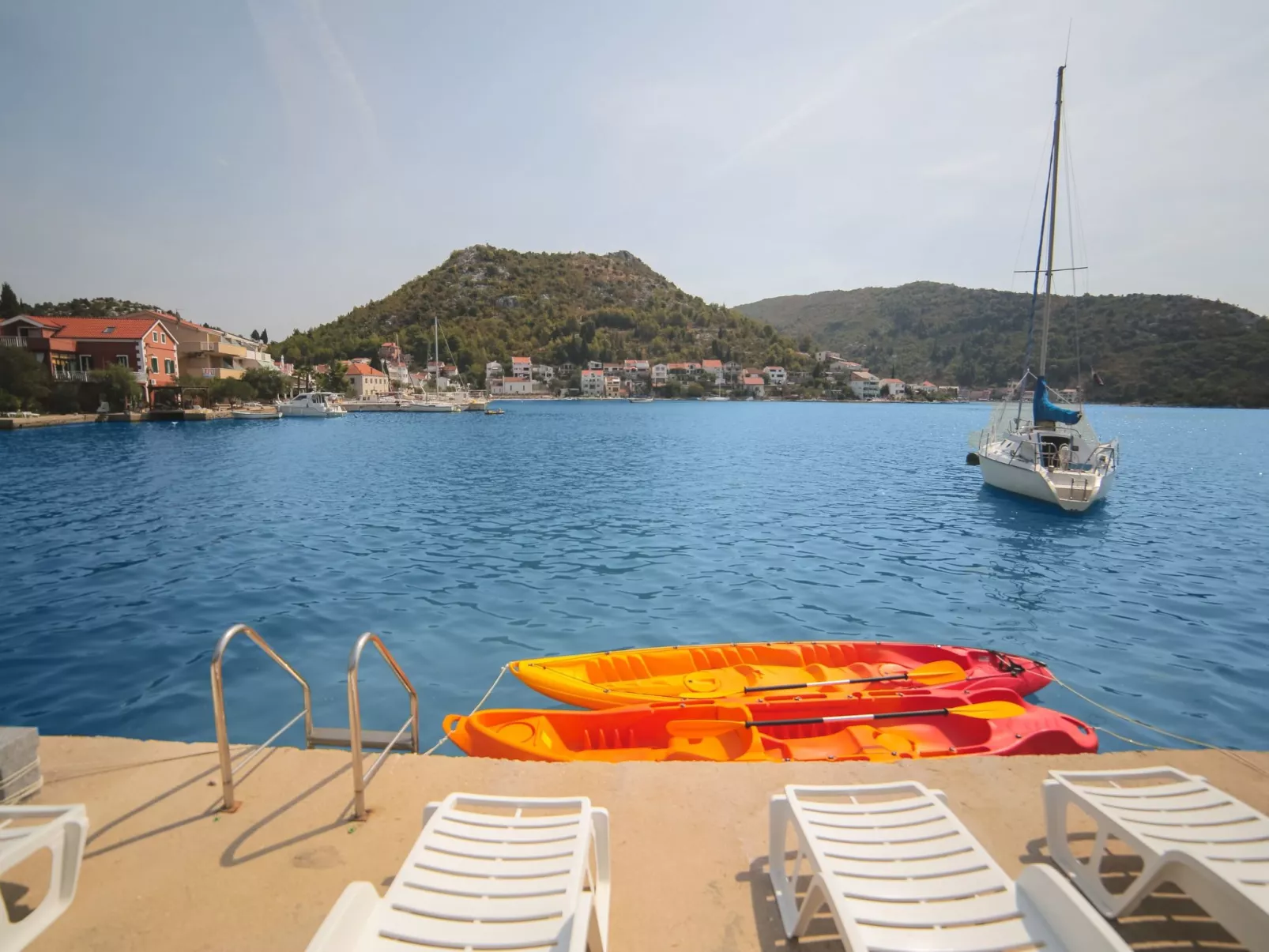 Sonnenaufgang an der Adria - Strandhaus-Buiten