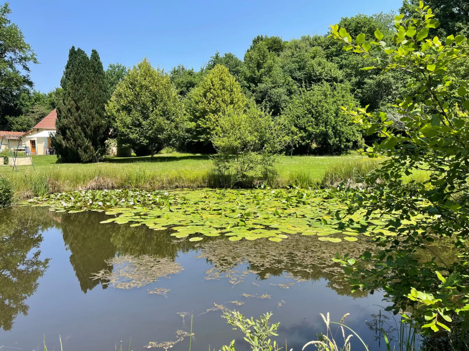 Für 6 Pers. mit eigenem Teich-Binnen