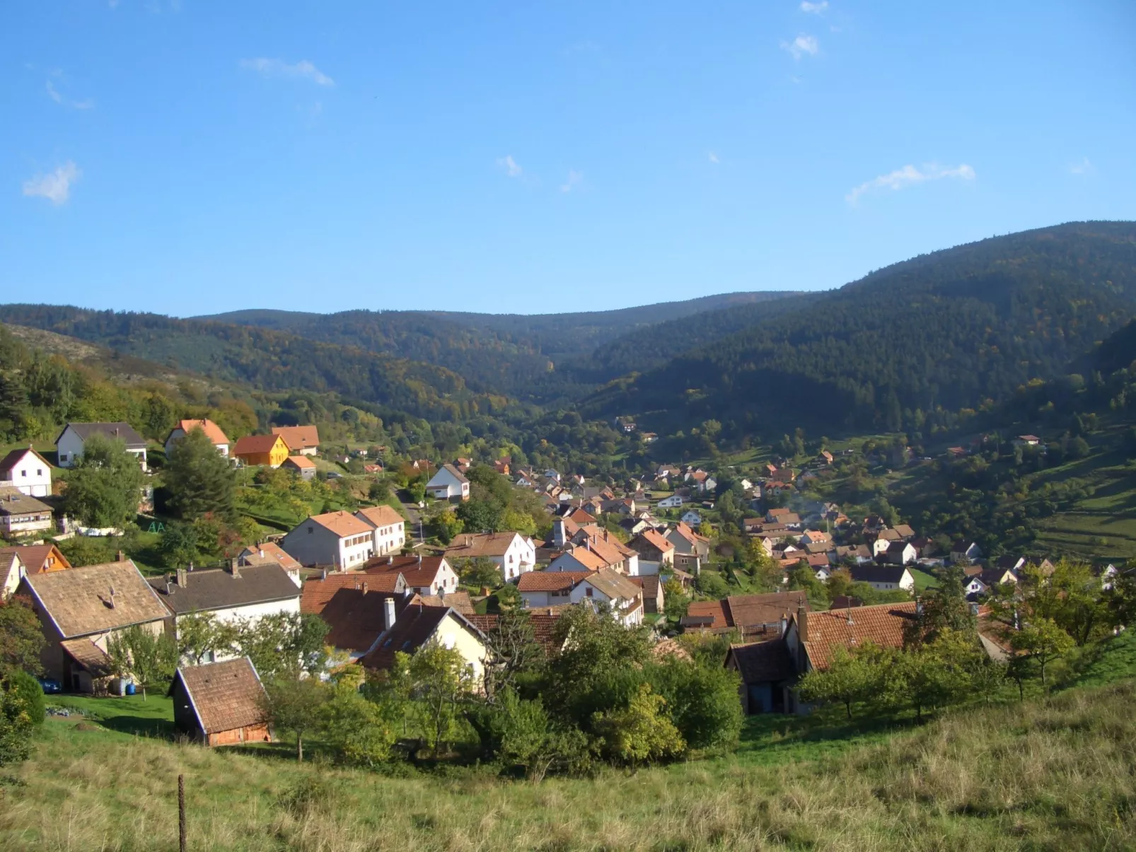 Mit Balkon, Garten und Talblick-Binnen