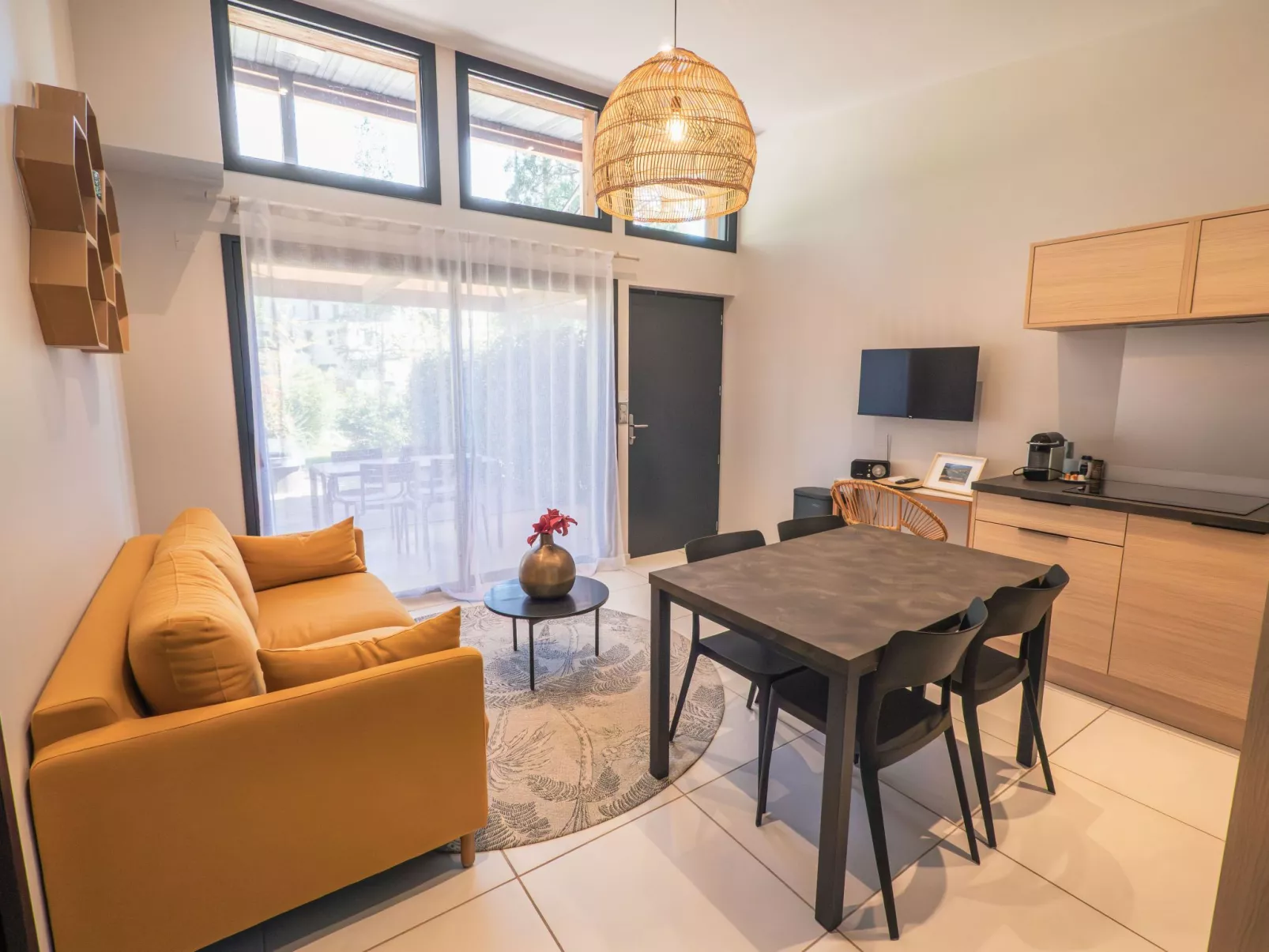 Ecolodge 4 pers mit Spa-Binnen