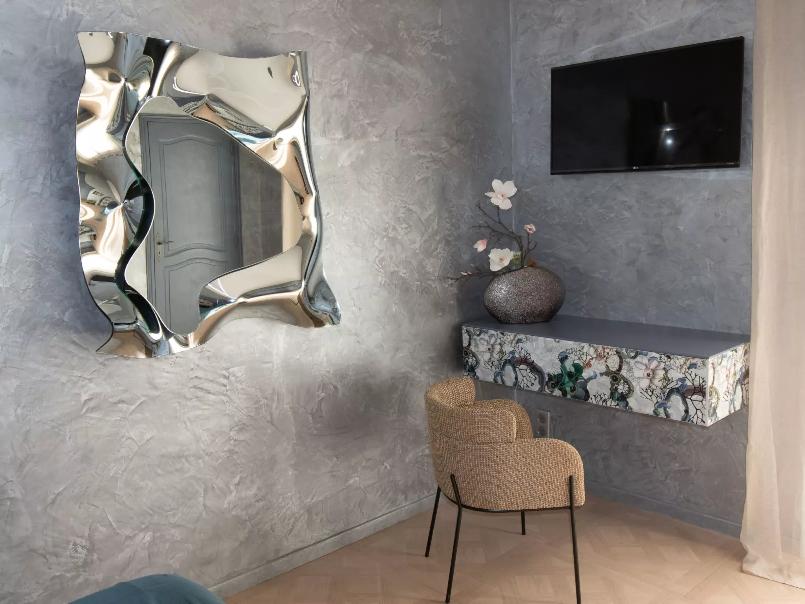 Apartment Terrasse Panoramablick auf den Golf-Binnen