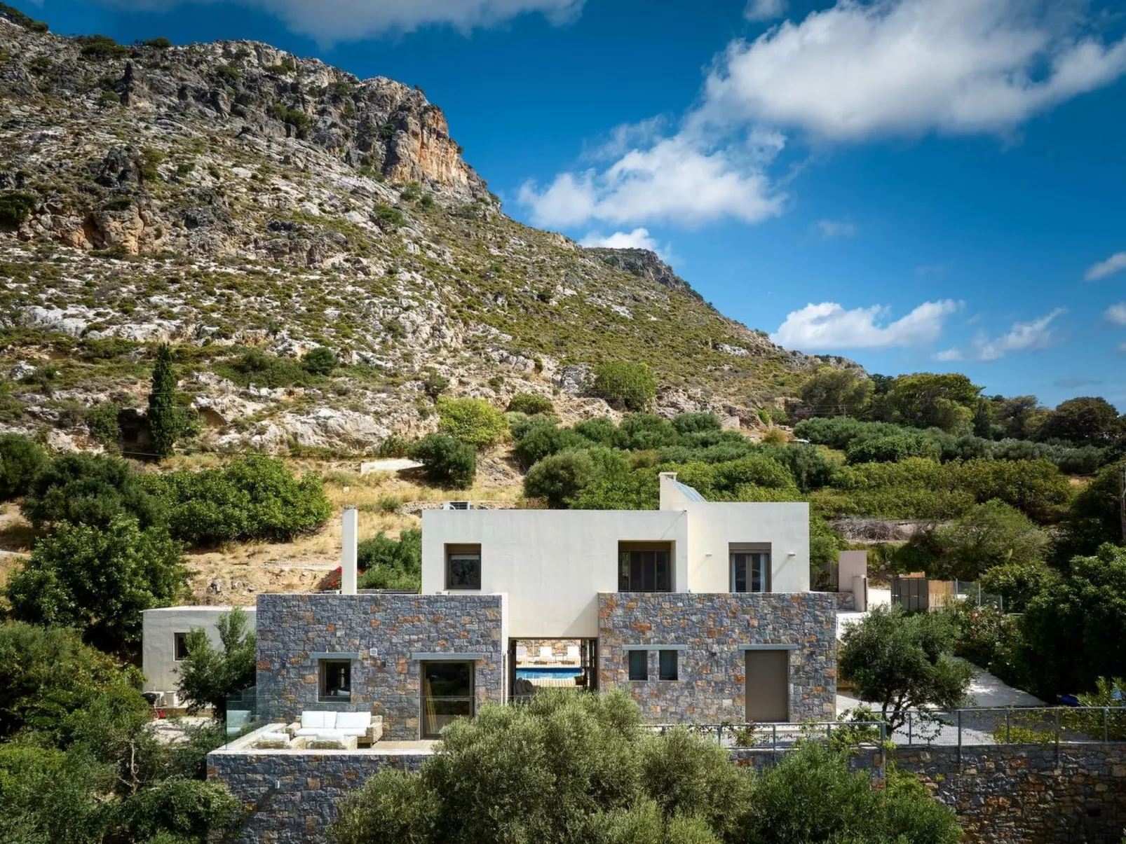 Villa Adagio mit Privatpool in Vrachasi, Kreta-Binnen