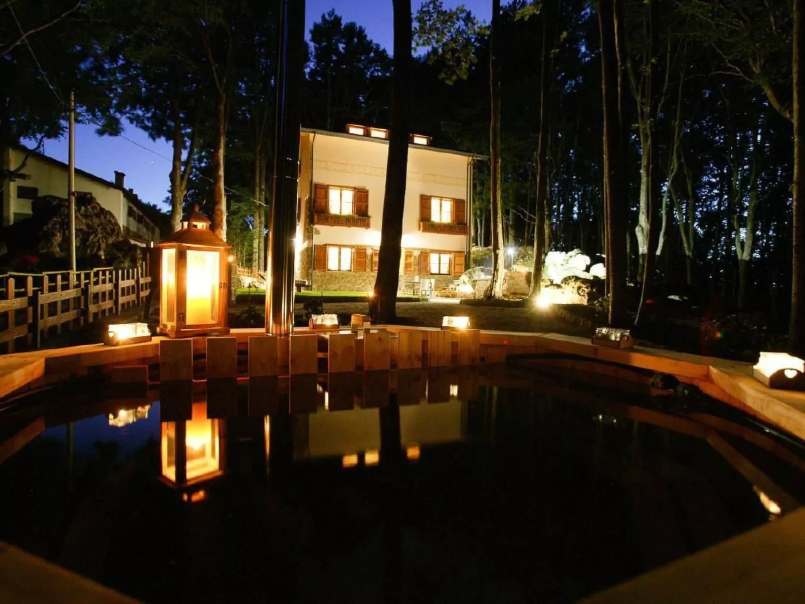 Berg "Chalet Galli" mit SPA-Buiten