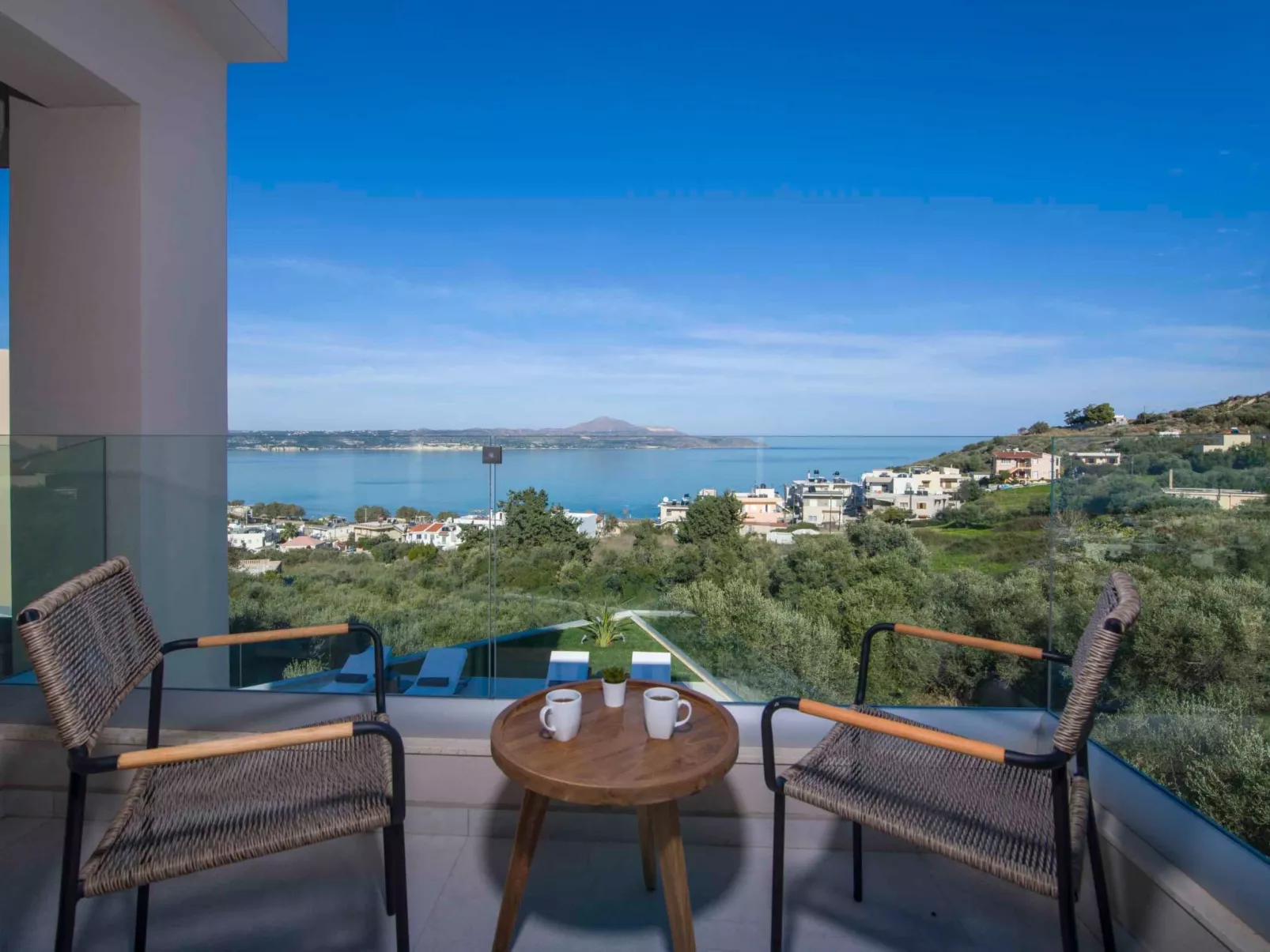 Kalyves Royal Villa-''Gratis''beheizter Pool, Fitnessraum, Meerblick-Binnen