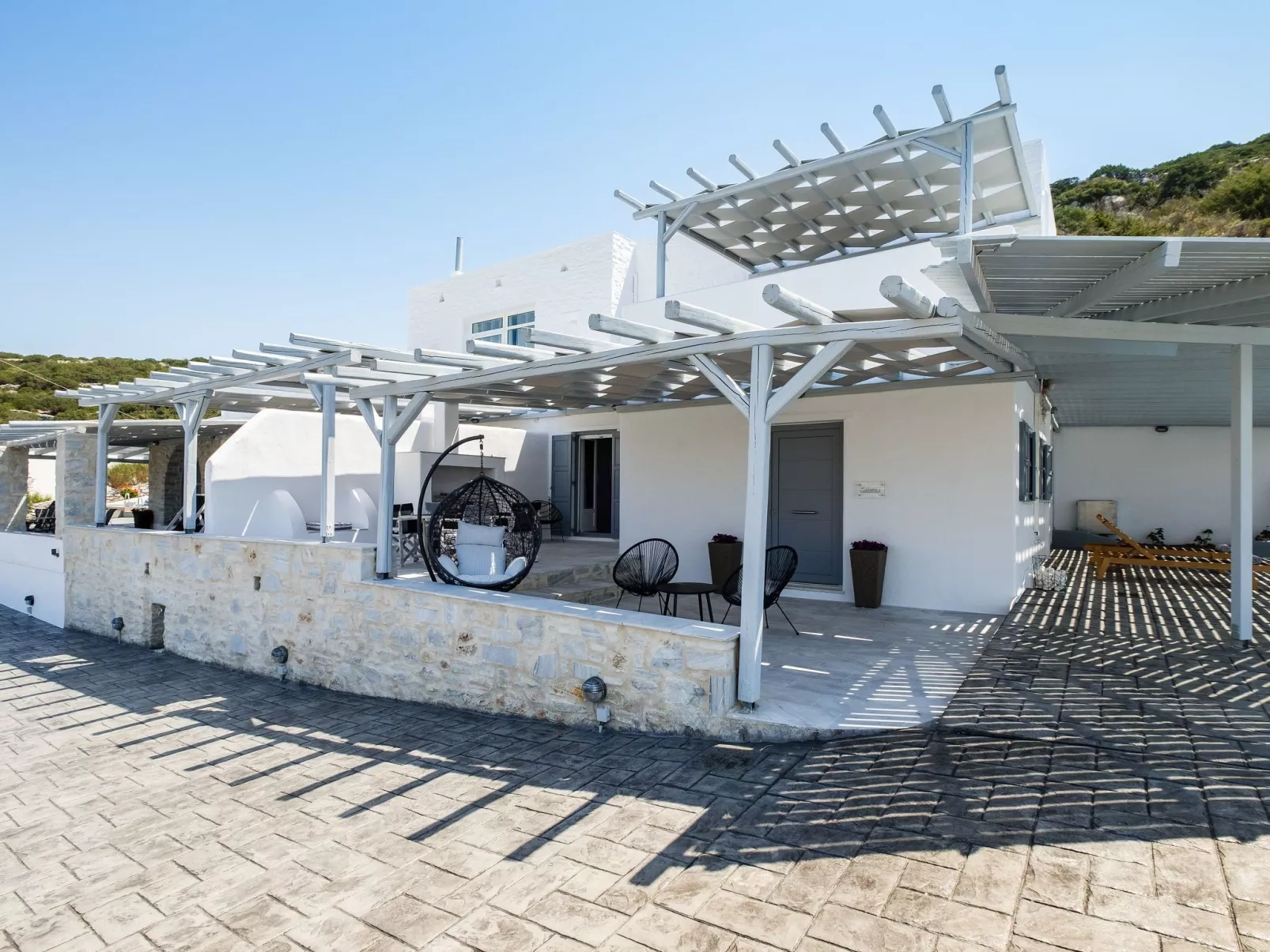 Mit Privatpool für 4 Personen ca. 70 m&sup2; in Elitas, Paros-Binnen
