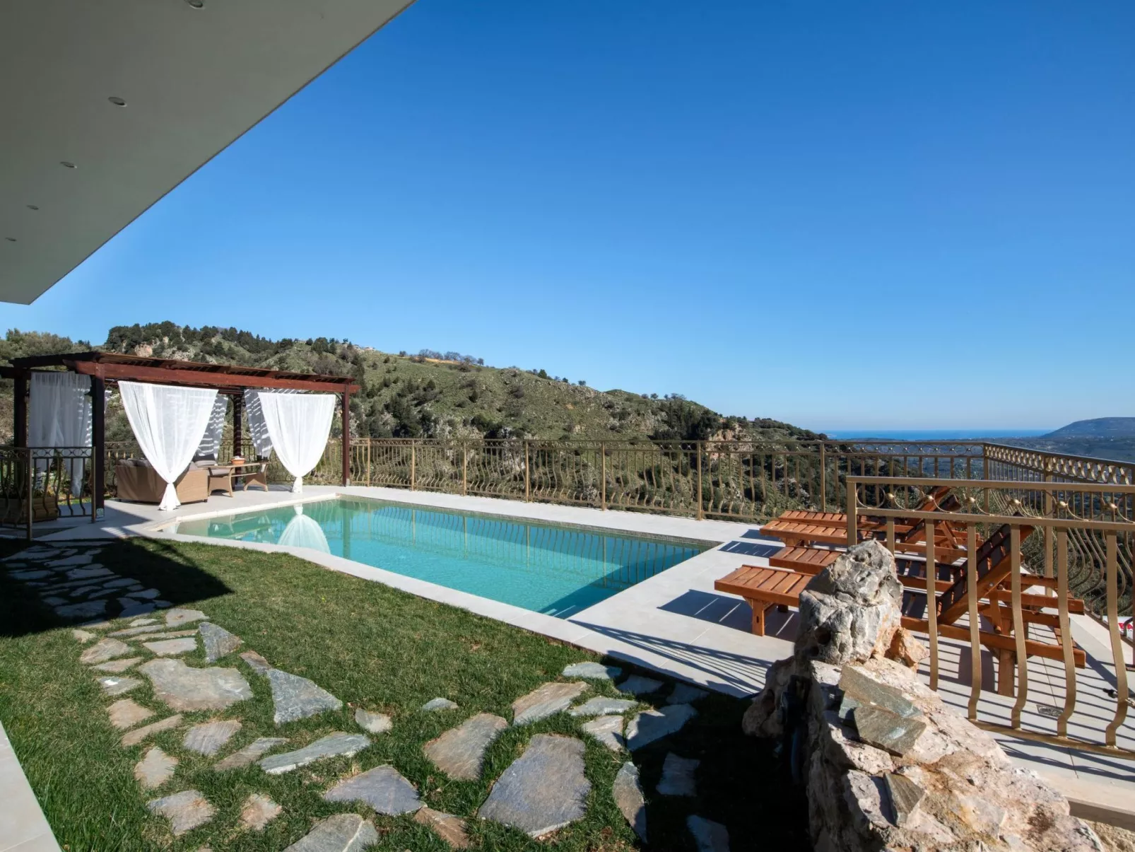 Geroulios Kastro Villa II"Free"Beheizter Pool, Whirlpool-Binnen