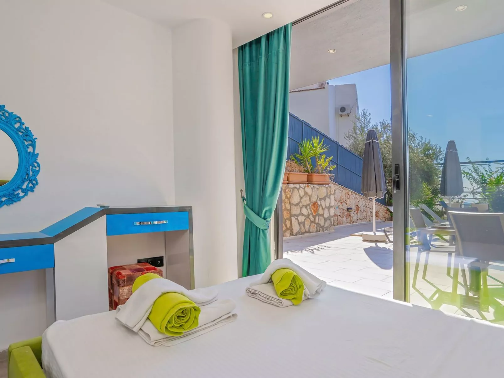 Villa in Kalkan nähe Zentrum und Meer für 8 P.-Binnen