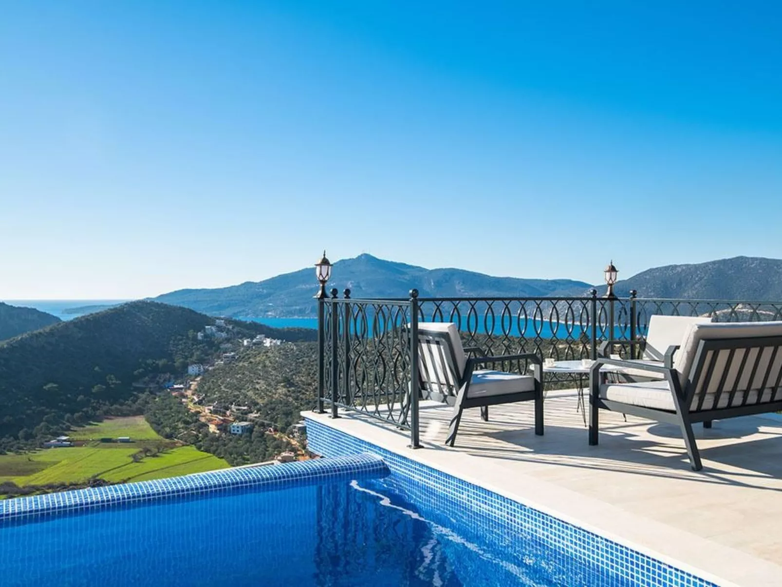 Villa Starline 1 mit Meerblick in Antalya-Kalkan-Binnen