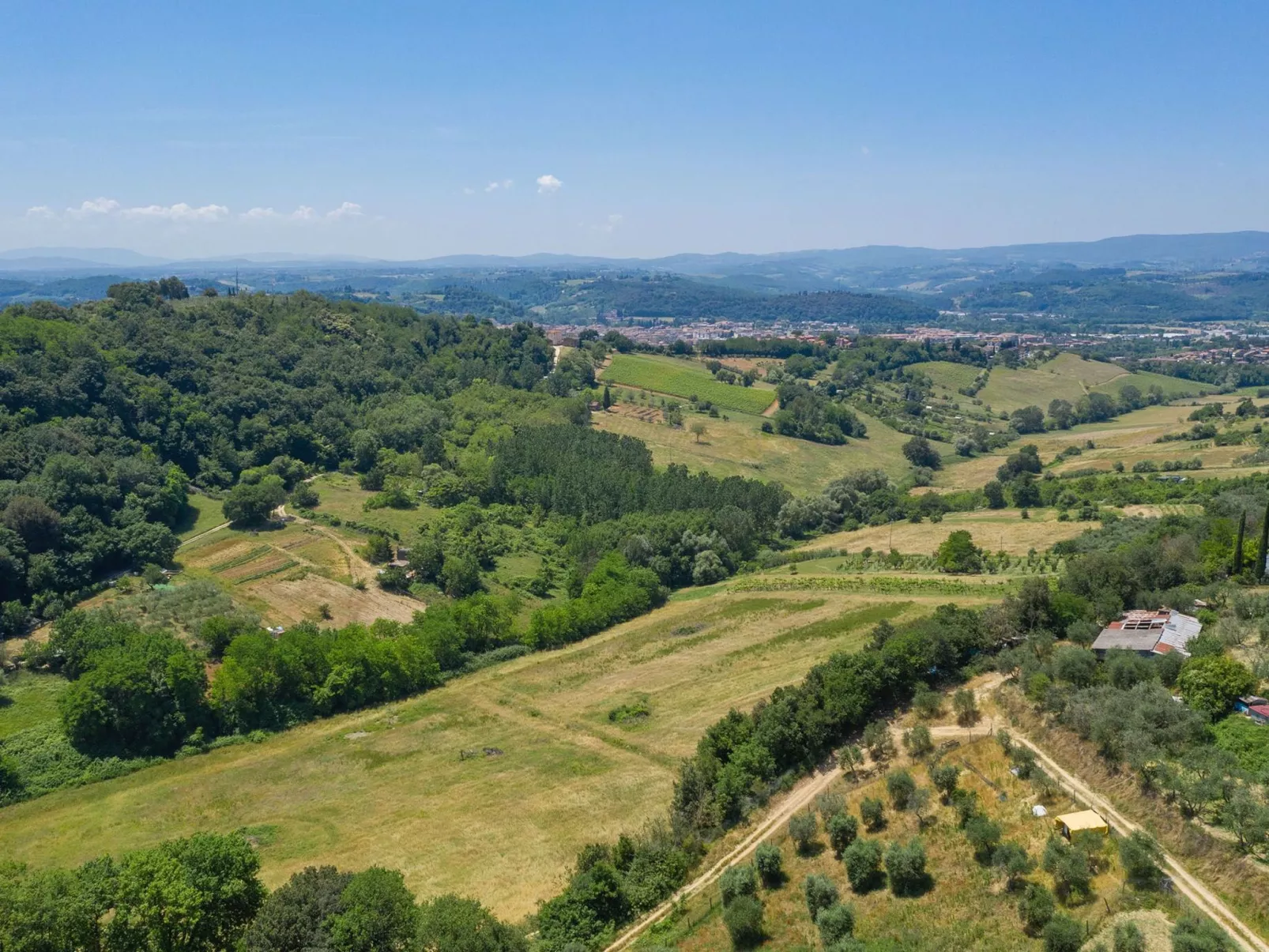 Wohnung in einem Ferienhaus mit Schwimmbad im Herzen der Toskana.-Buiten