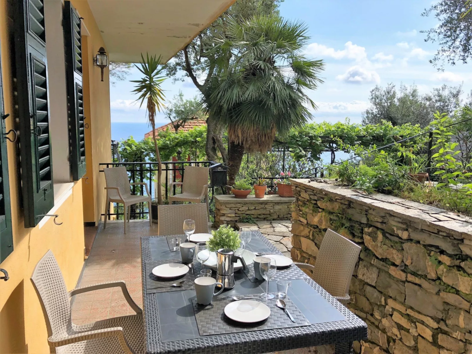 Wohnung in Pieve Ligure mit Terrasse-Buiten