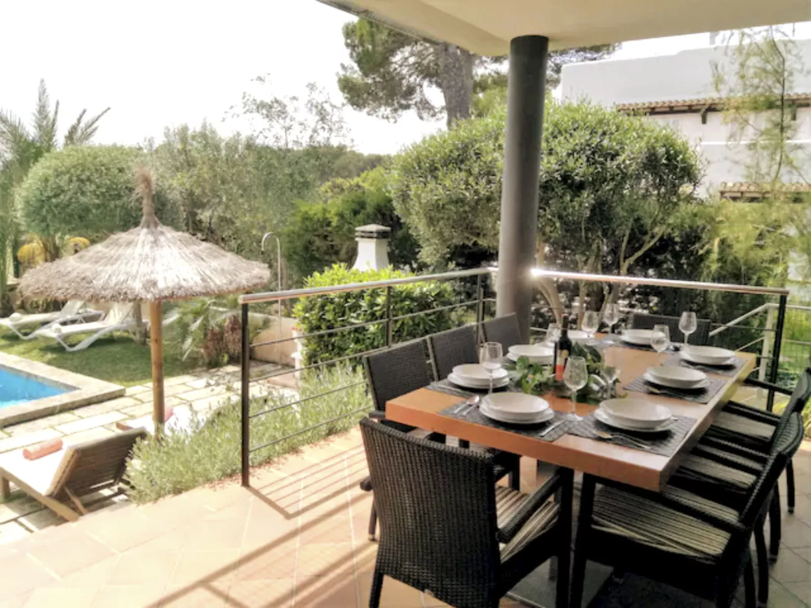 Villa Es Baulo Pleta mit Garten und Schwimmbad-Buiten