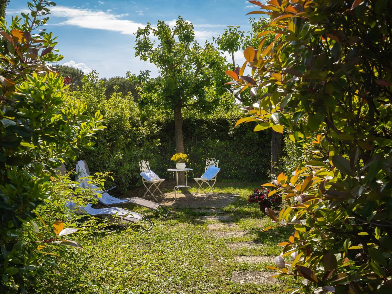 Zwei-Zimmer-Wohnung La Colombaia mit Garten-Binnen