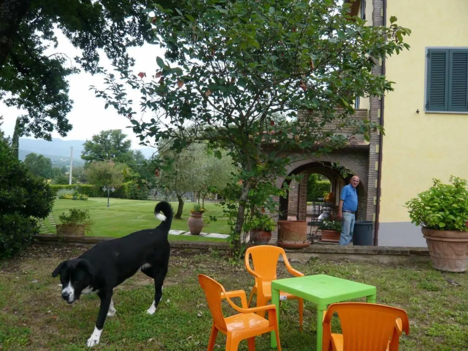 Villa Ferraguzzo in der Toskana mit Pool, Klimaa-Buiten