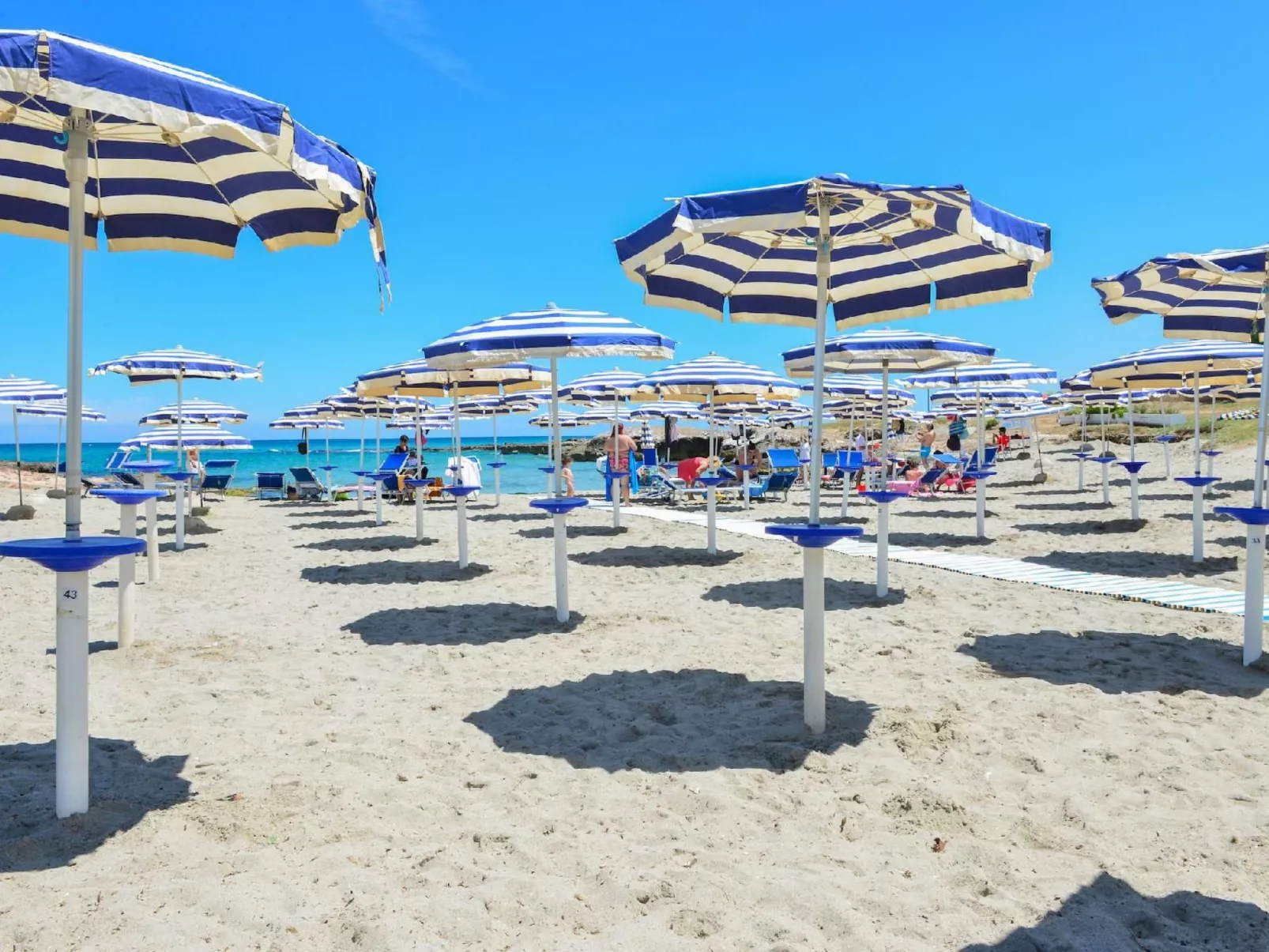 Weißes Haus im Salento-Binnen