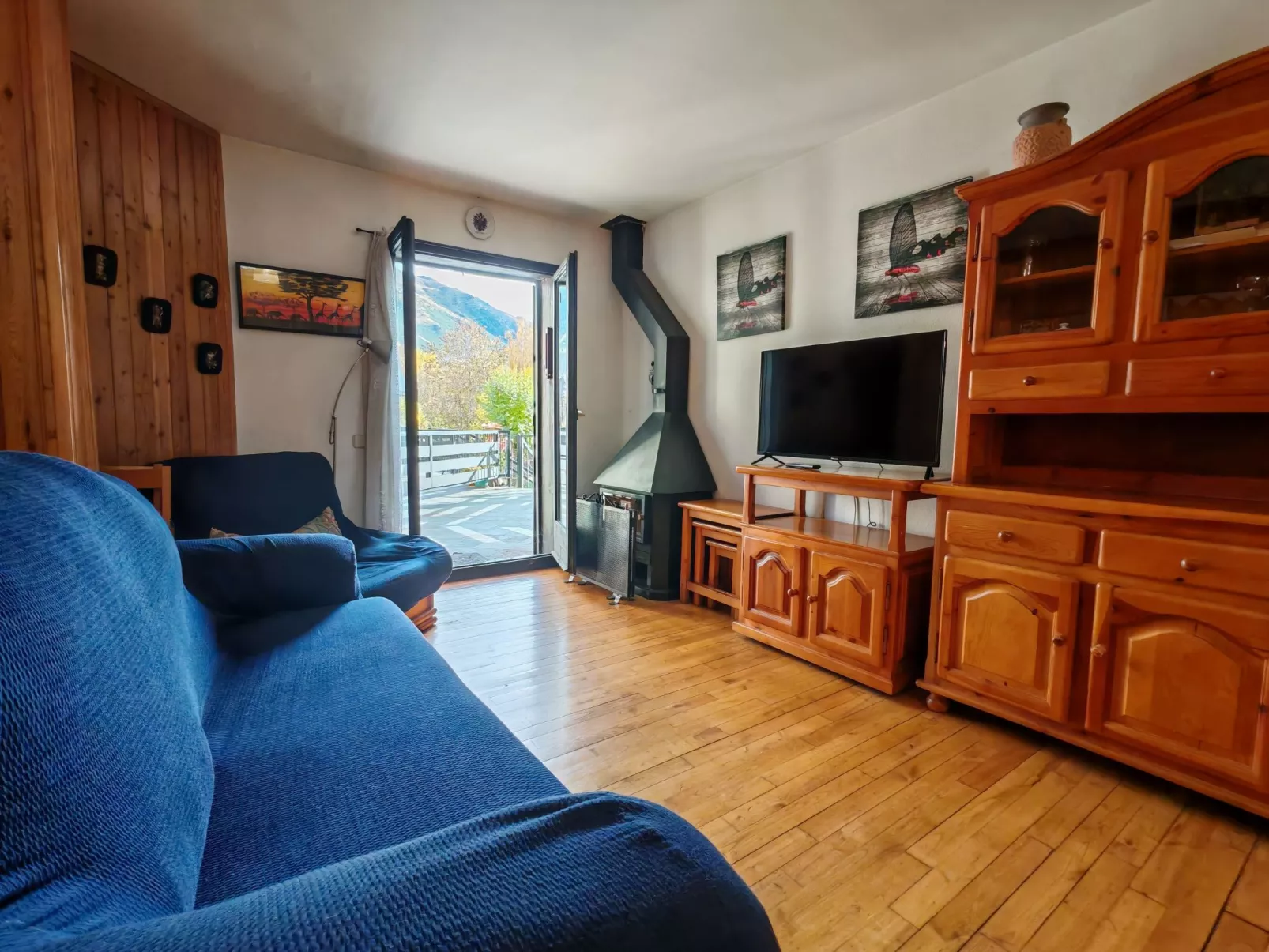 Wohnung Besiberri 3 befindet sich im Erdgeschoss mit Terrasse Vall de Boí-Binnen