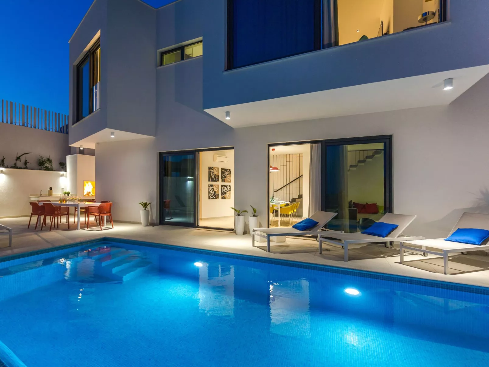 Schöne Villa Zvizdan mit Infinity-Pool-Image-tags.info