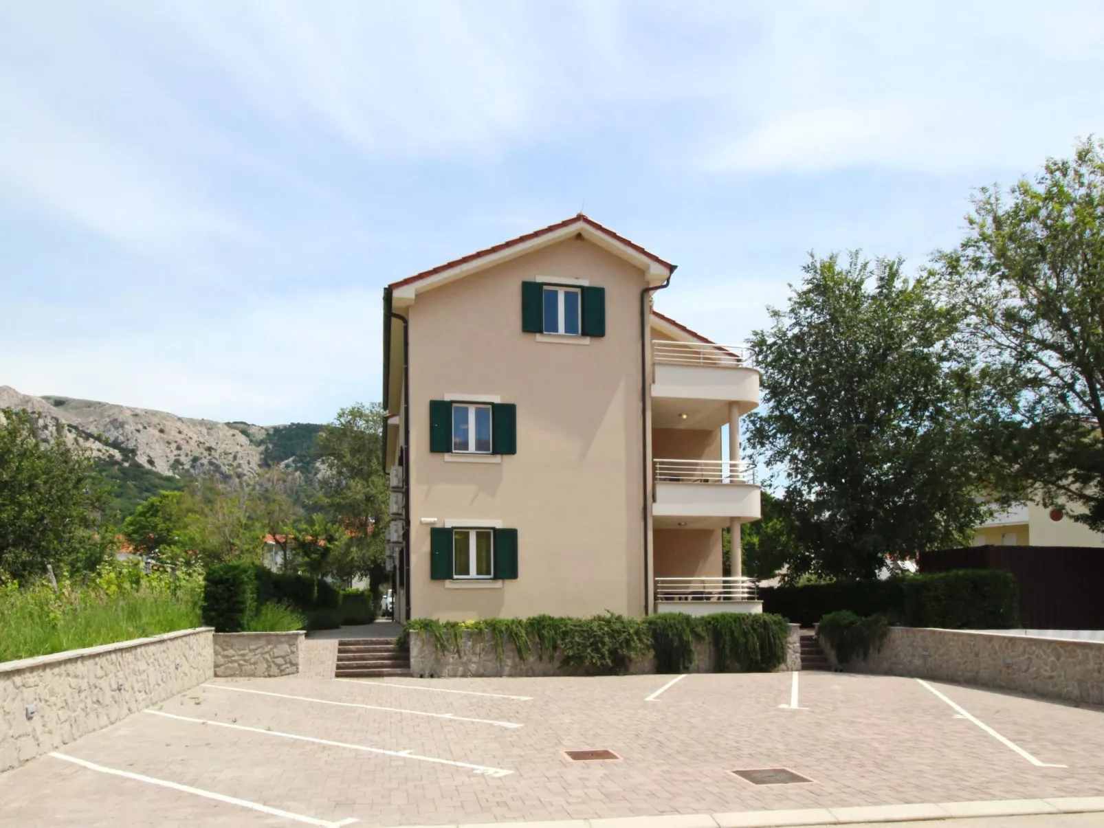 Appartement in Baška mit Terrasse-Binnen