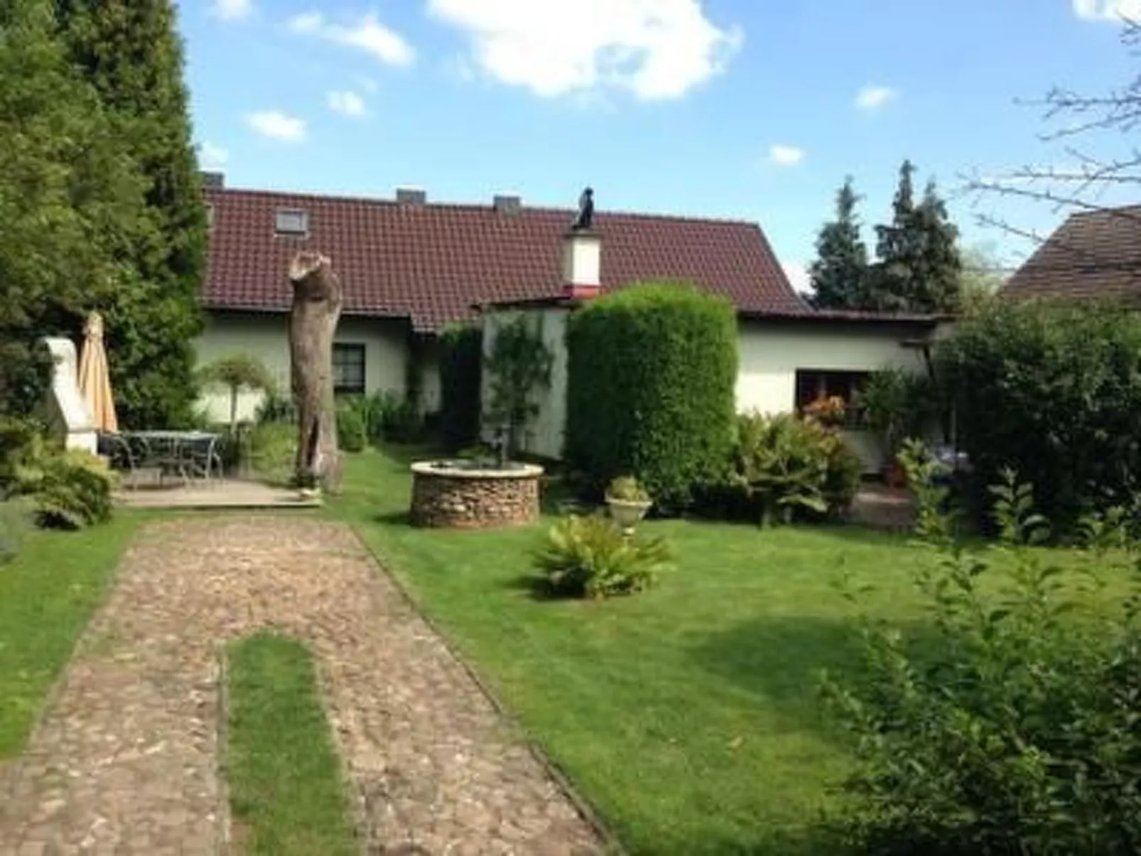 Appartement mit Garten, Grill und Terrasse