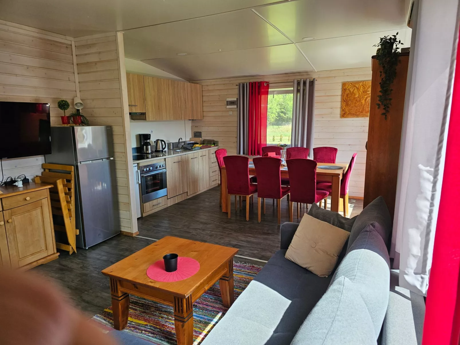 Ganzjährig bewohnbares Ferienhaus - rot-Binnen