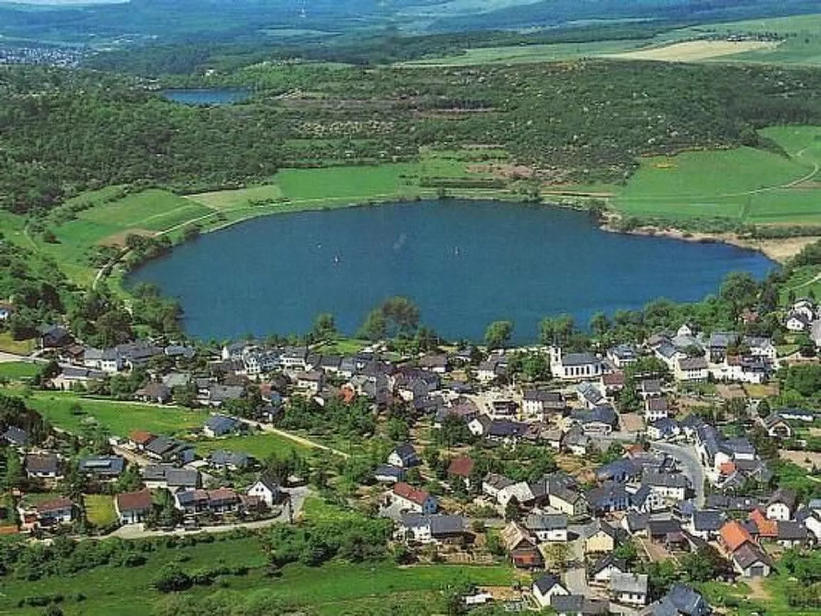 Seeblick in Schalkenmehren-Binnen