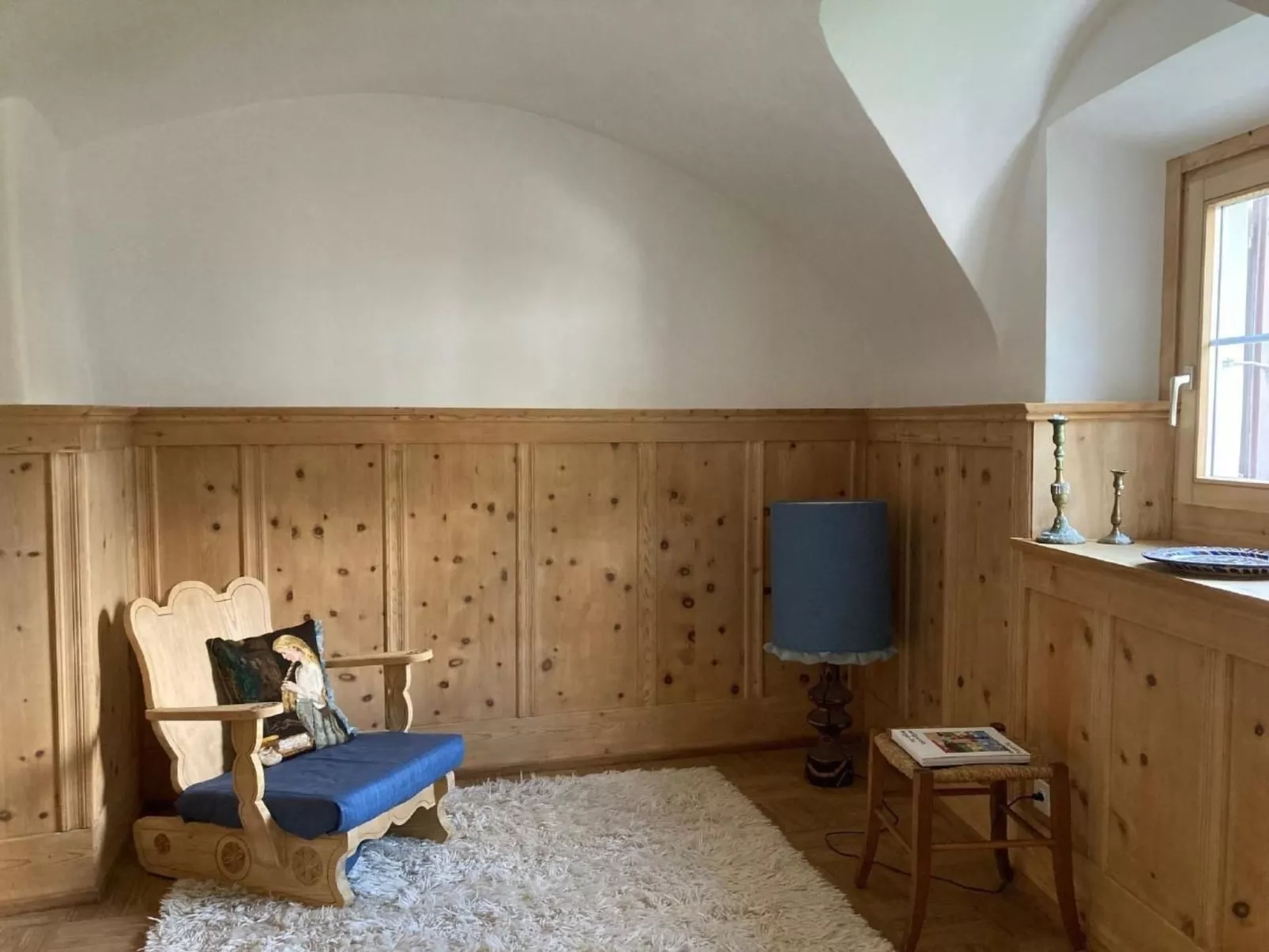 Chesa alb sco'l floc-Binnen