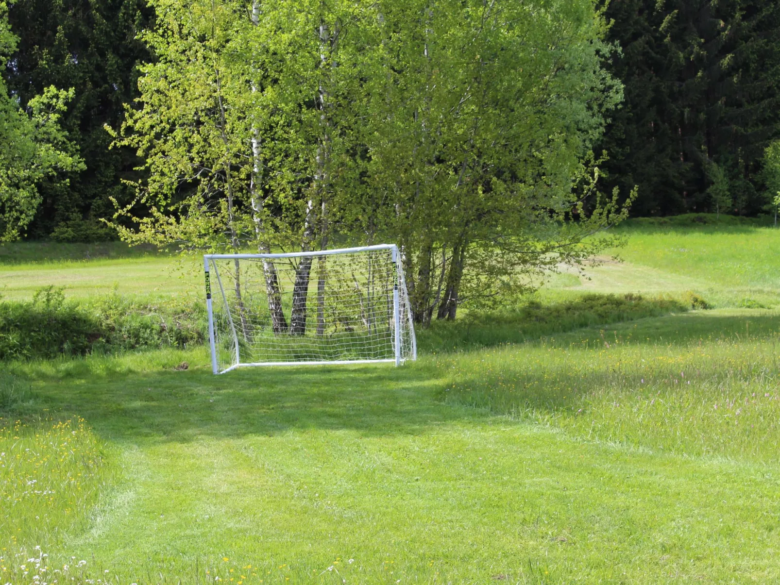 Mit Kaminofen, Fitnessraum und Sauna-Buiten