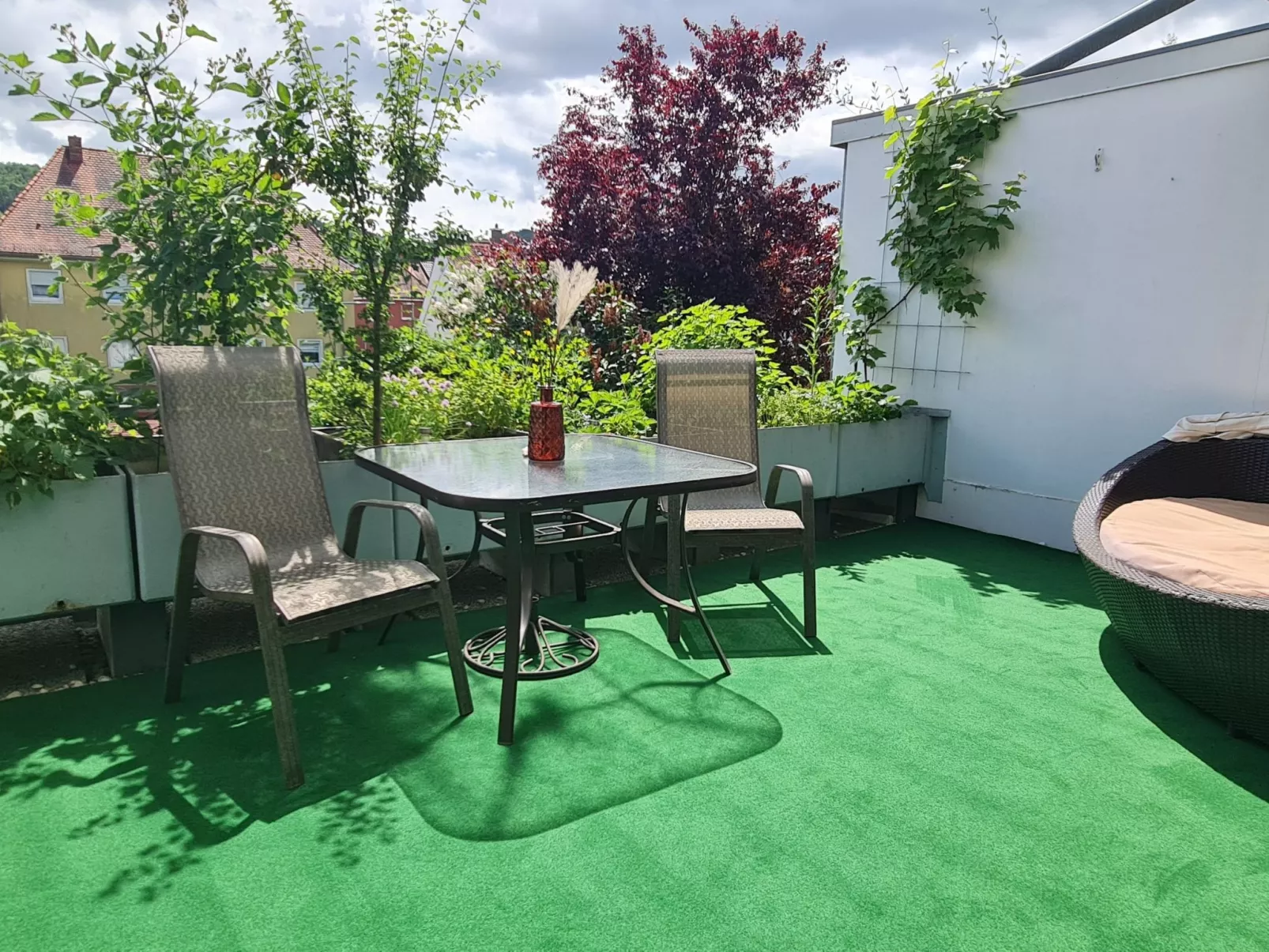 Studio Wohnung Terrassengarten-Buiten