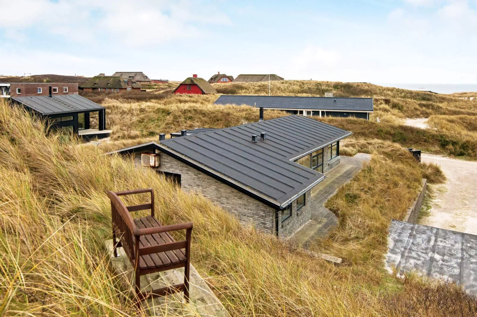 5 sterren vakantie huis in Henne-By Traum-Waterzicht