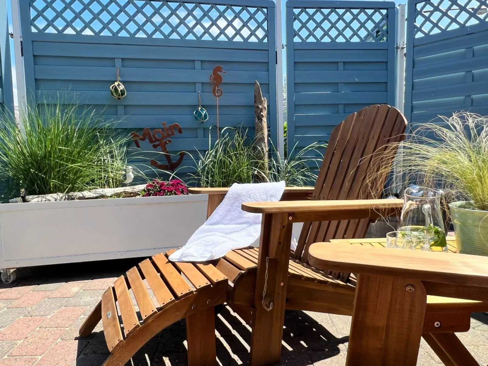 Gemütliche Wohnung für 2 Personen mit Gartensauna-Binnen