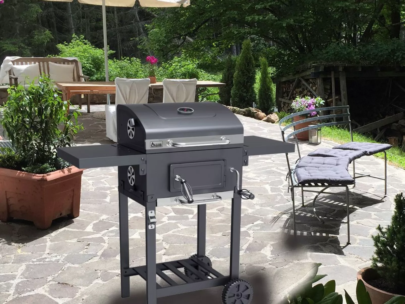 Fachwerkhaus mit Garten, Grill und Terrasse-Image-tags.info