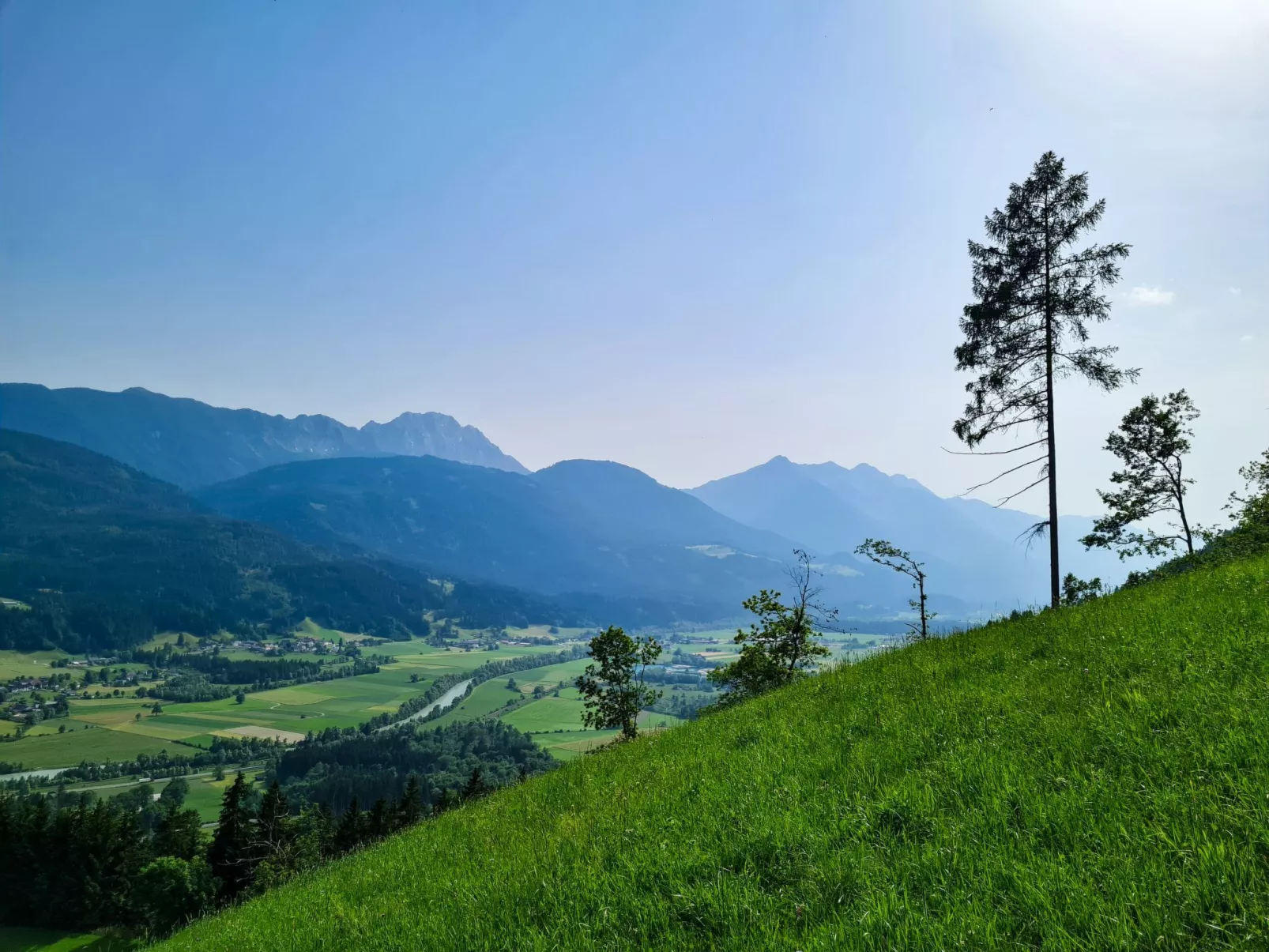 Waldblick in Steinfeld-Buiten