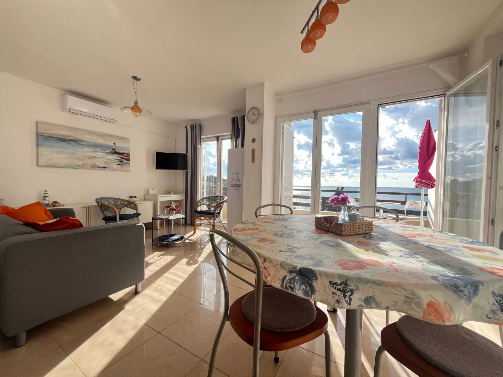 Apartment Marijana mit Meerblick-Binnen