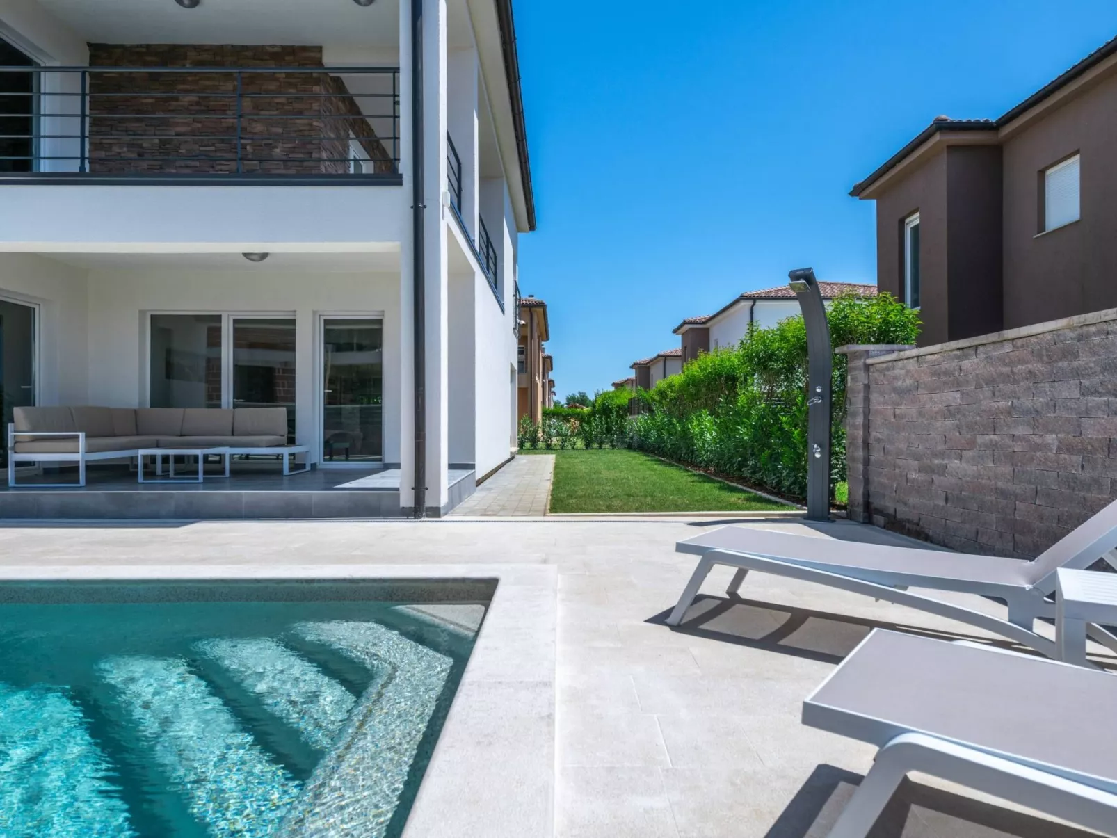 Für 7 Personen und 1 Kind in Vodnjan, Istrien (Istrische Riviera)-Binnen