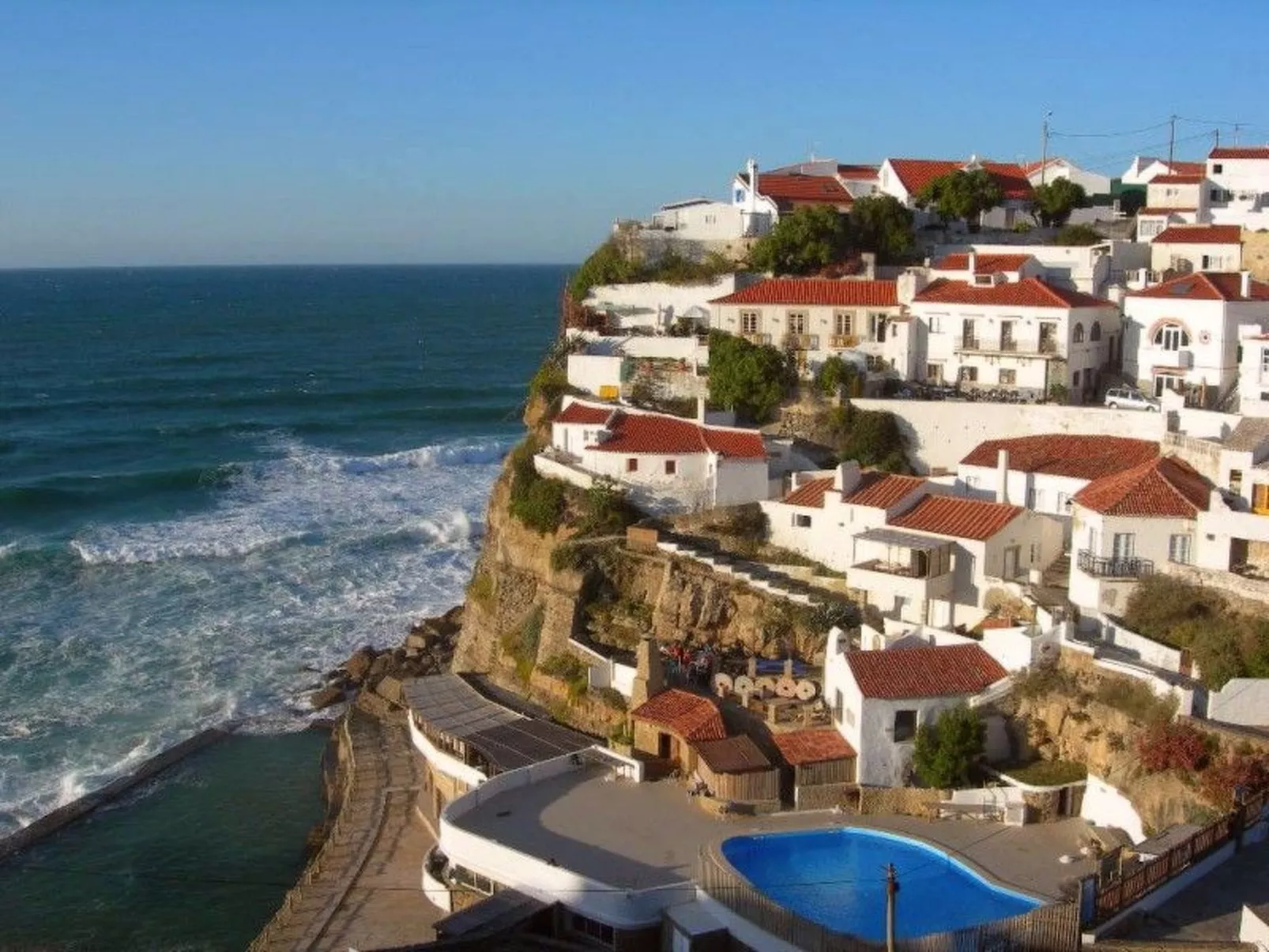 Schöne Wohnung in Azenhas Mar mit privatem Balkon-Buiten