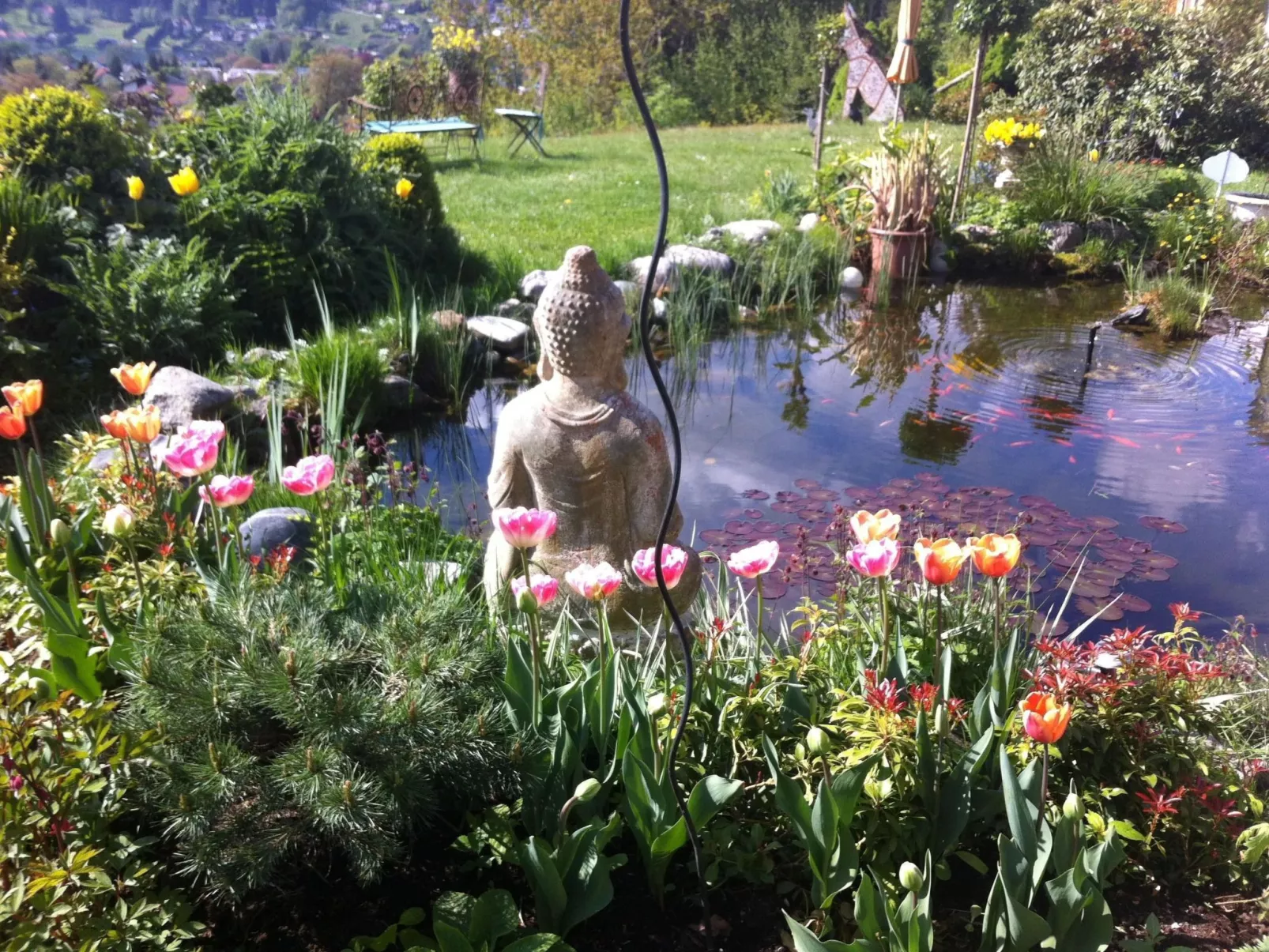 Kleine Wohnung in Seeboden mit Großem Garten - Buiten