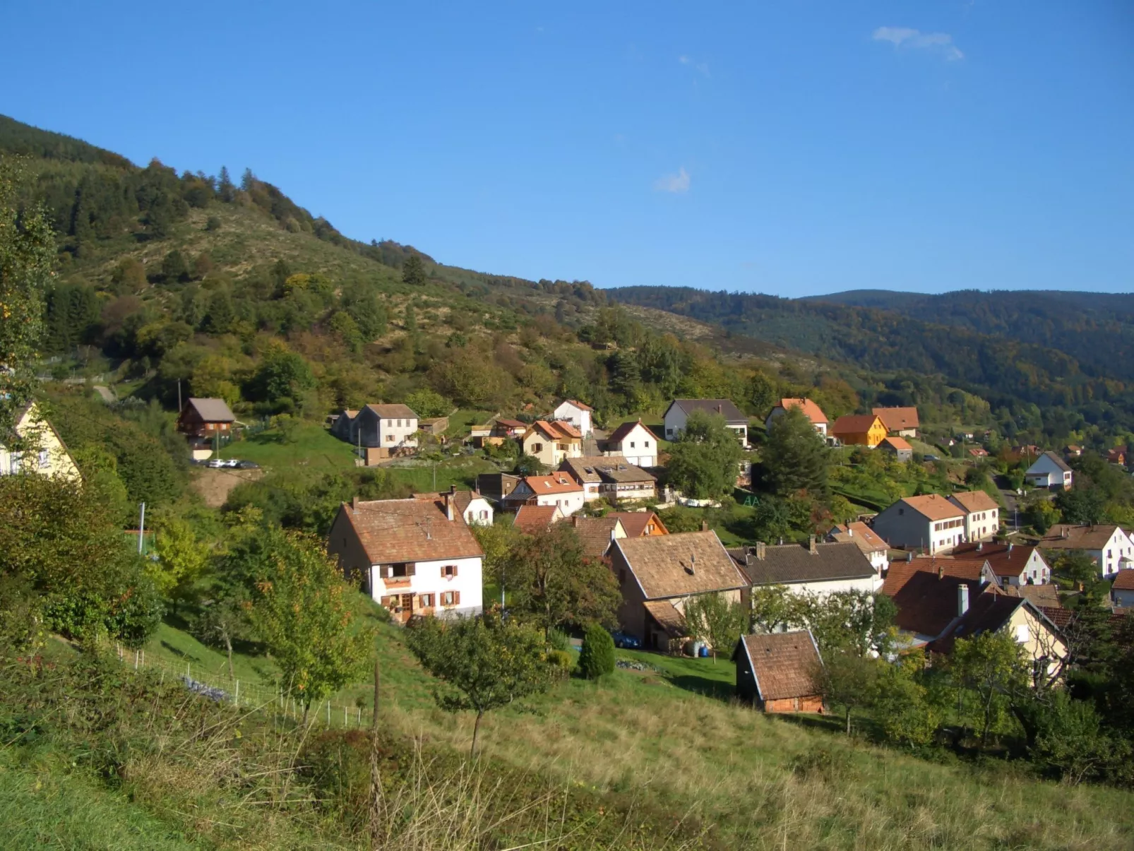 Mit Balkon, Garten und Talblick-Binnen