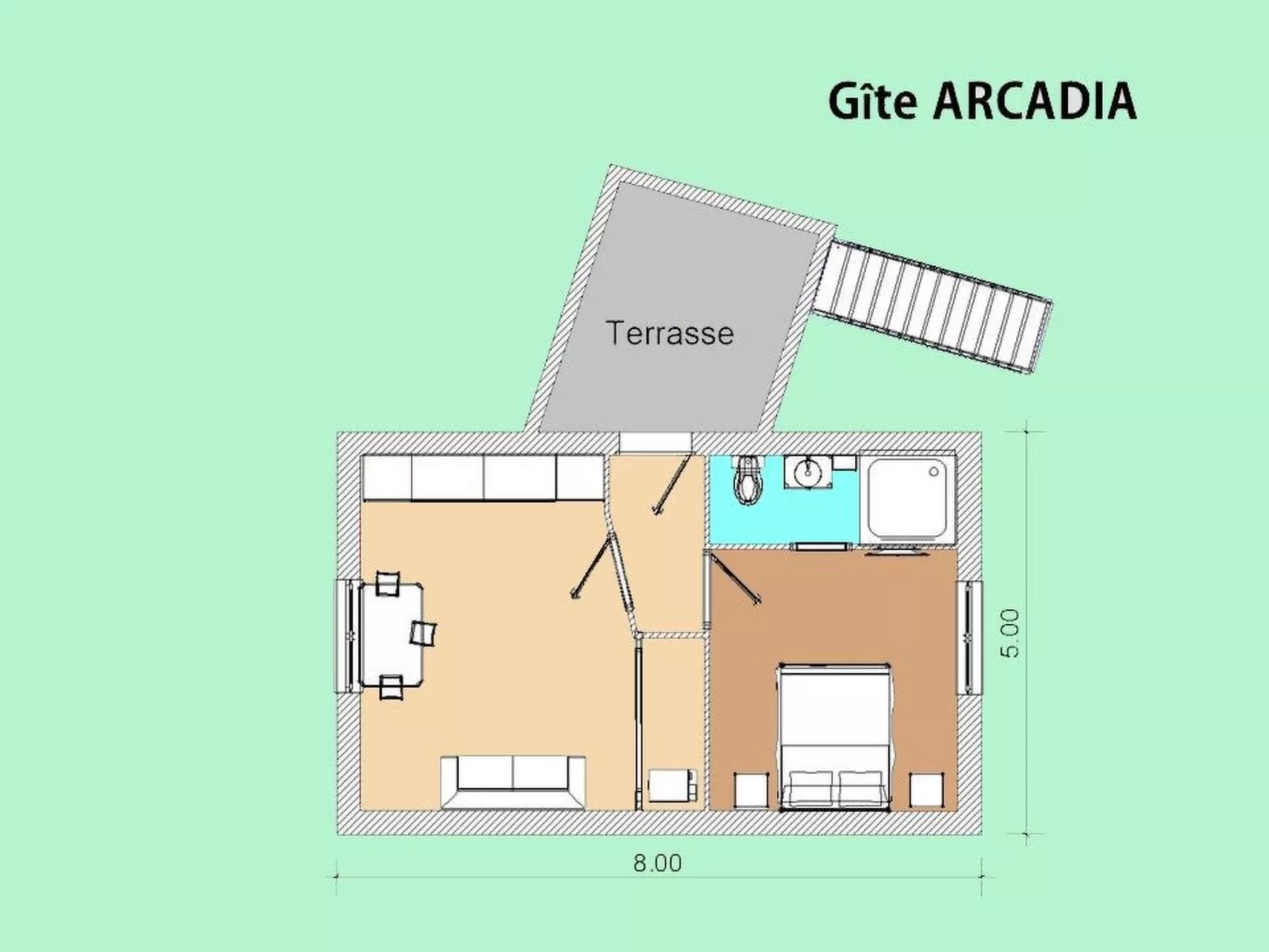 FERIENWOHNUNG, POOL, KLIMAANLAGE-Binnen
