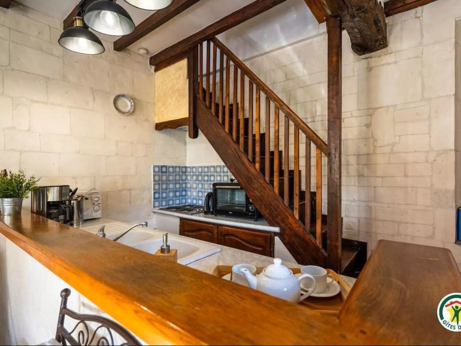 Charmante normannische Ferienwohnung Les chataigniers 2 Zimmer-Binnen